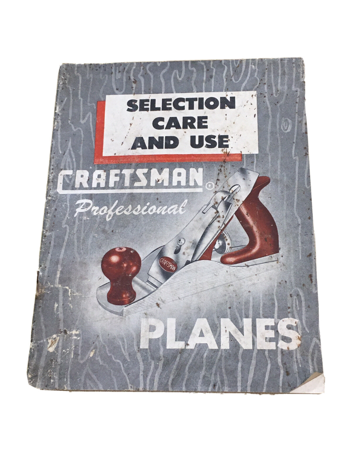 VTG Craftsman professional Plane selection car and use tool Manual booklet 1951