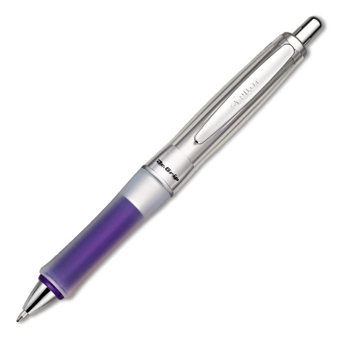 Pilot Dr Grip Center of Gravity Ballpoint Pen, Purple, Brand New