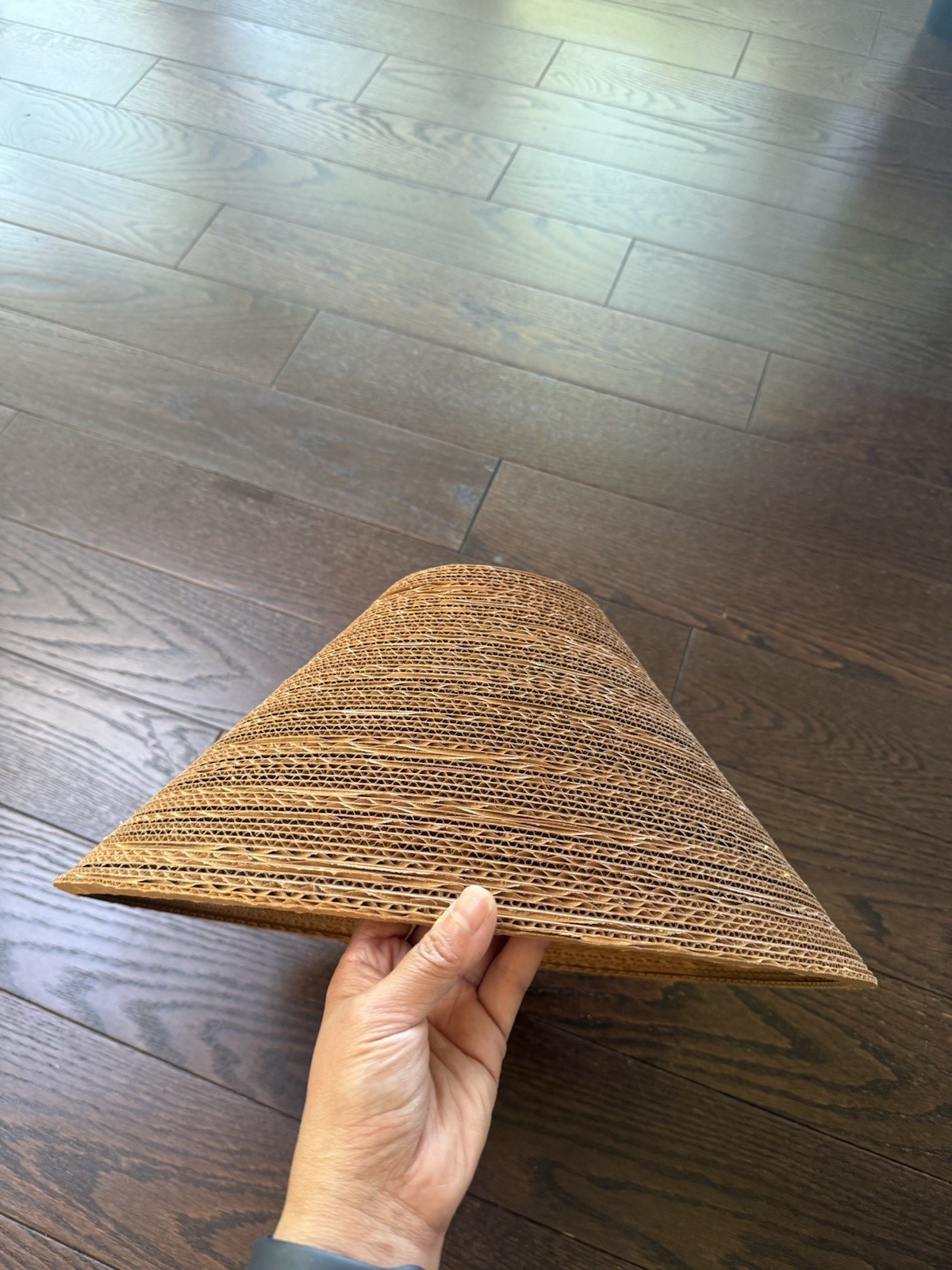 Vintage Table Ceiling? Lamp Shade Gregory Van Pelt Cardboard MCM Frank Ghery Vintage Table Ceiling? Lamp Shade Gregory Van Pelt Cardboard MCM Frank Ghery