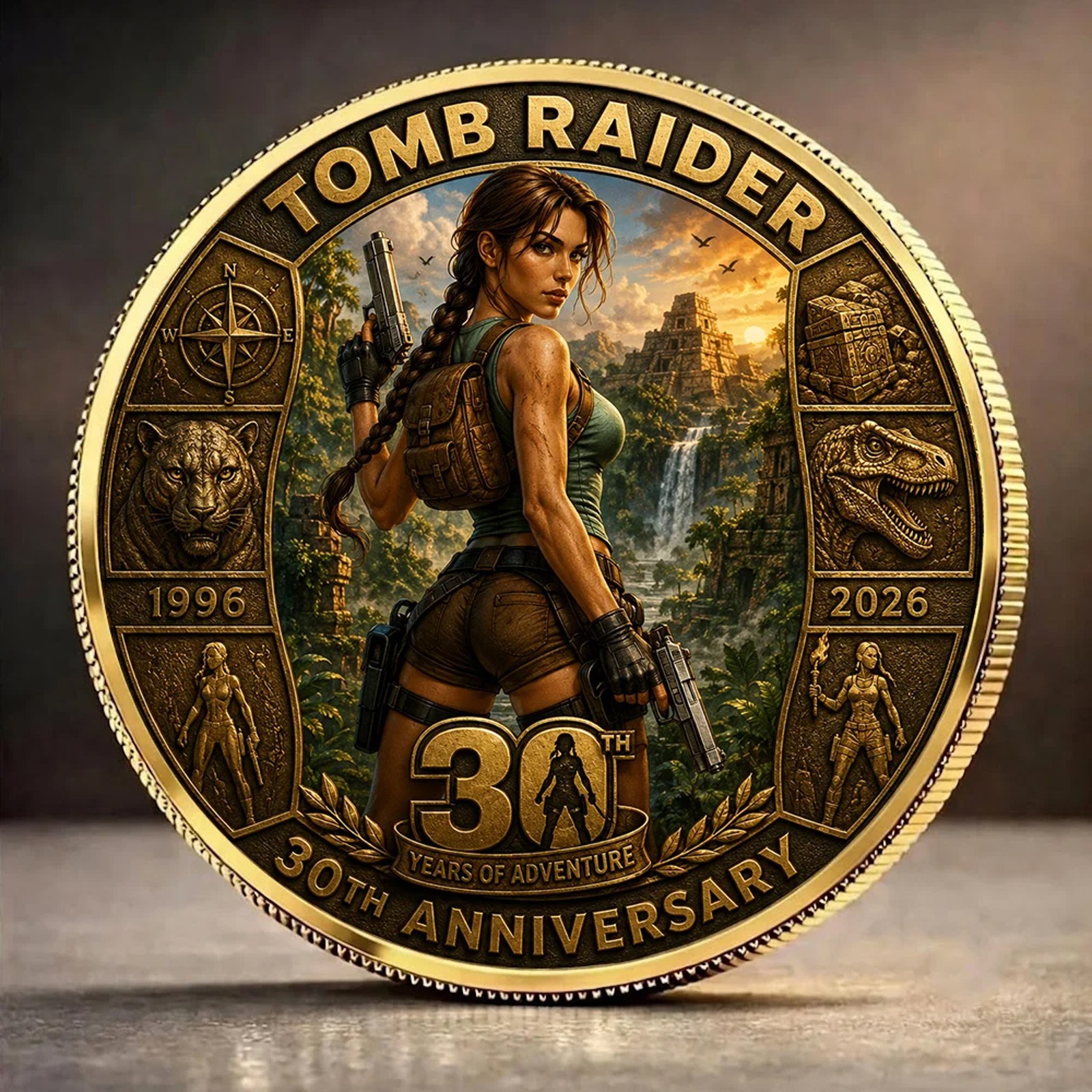 Tomb Raider 30th Anniversary Commemorative Coin - Coin Collection