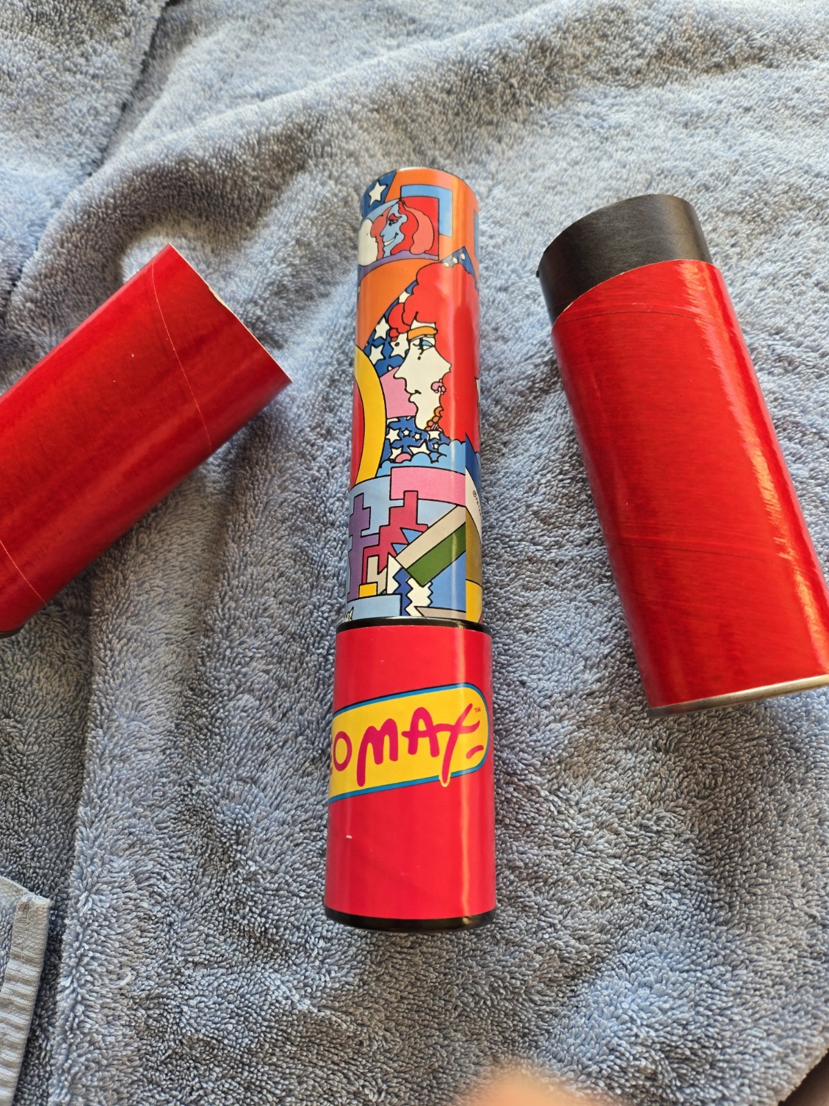 Peter Max Kaleidoscope 1991 Neo Max Complete with Protector Tube 