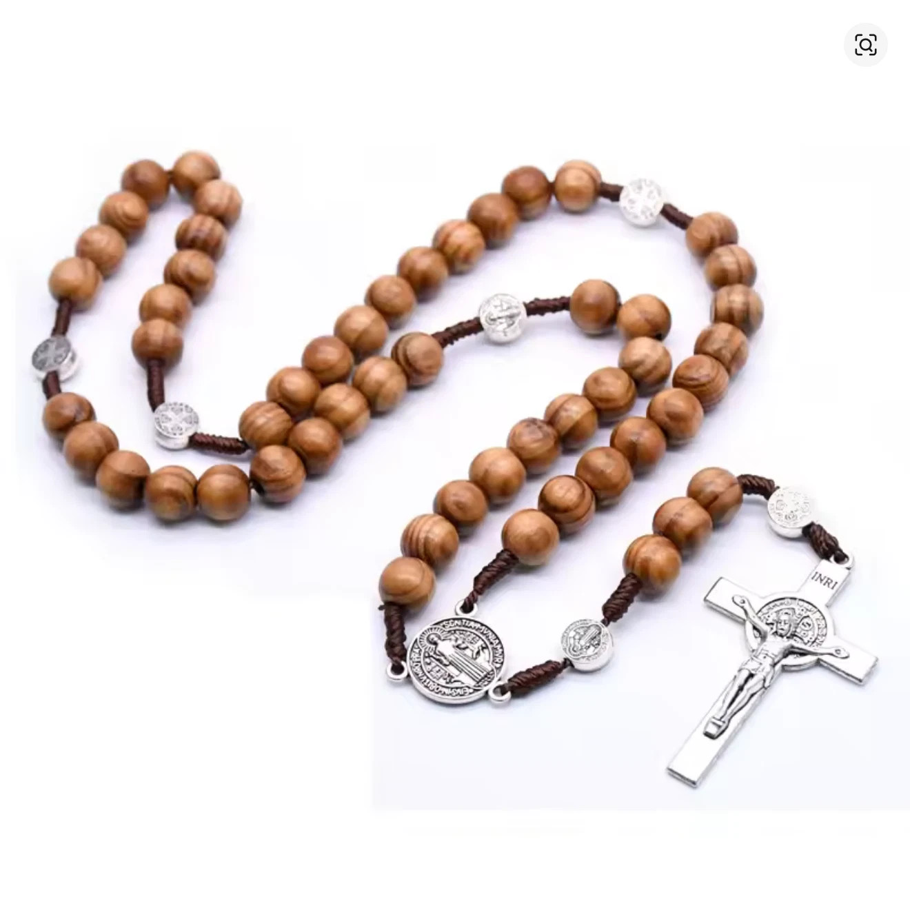 Handmade Wooden Catholic Rosaries Rosary Necklace From Bethlehem Olive Wood