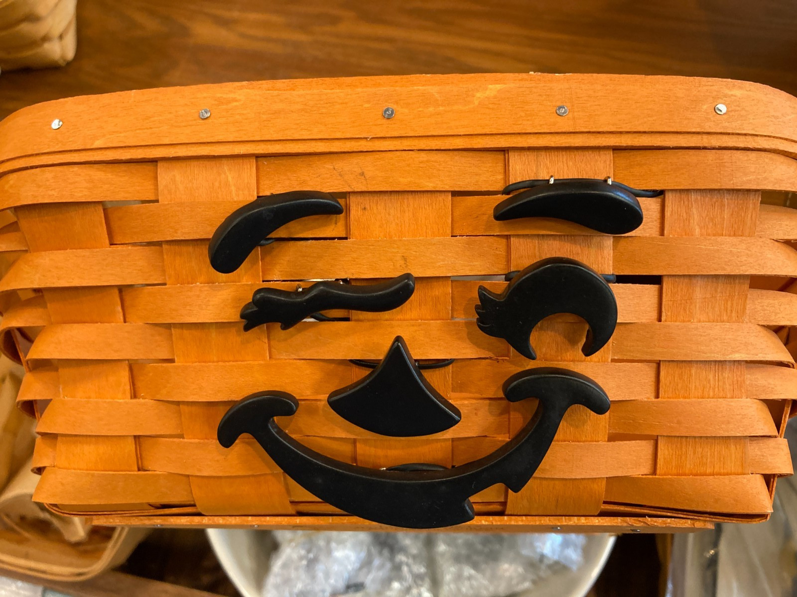6 PIECE LONGABERGER WINKY WITCH HALLOWEEN FACE TIE-ONS- NEW -#24171 6 PIECE LONGABERGER WINKY WITCH HALLOWEEN FACE TIE-ONS- NEW -#24171