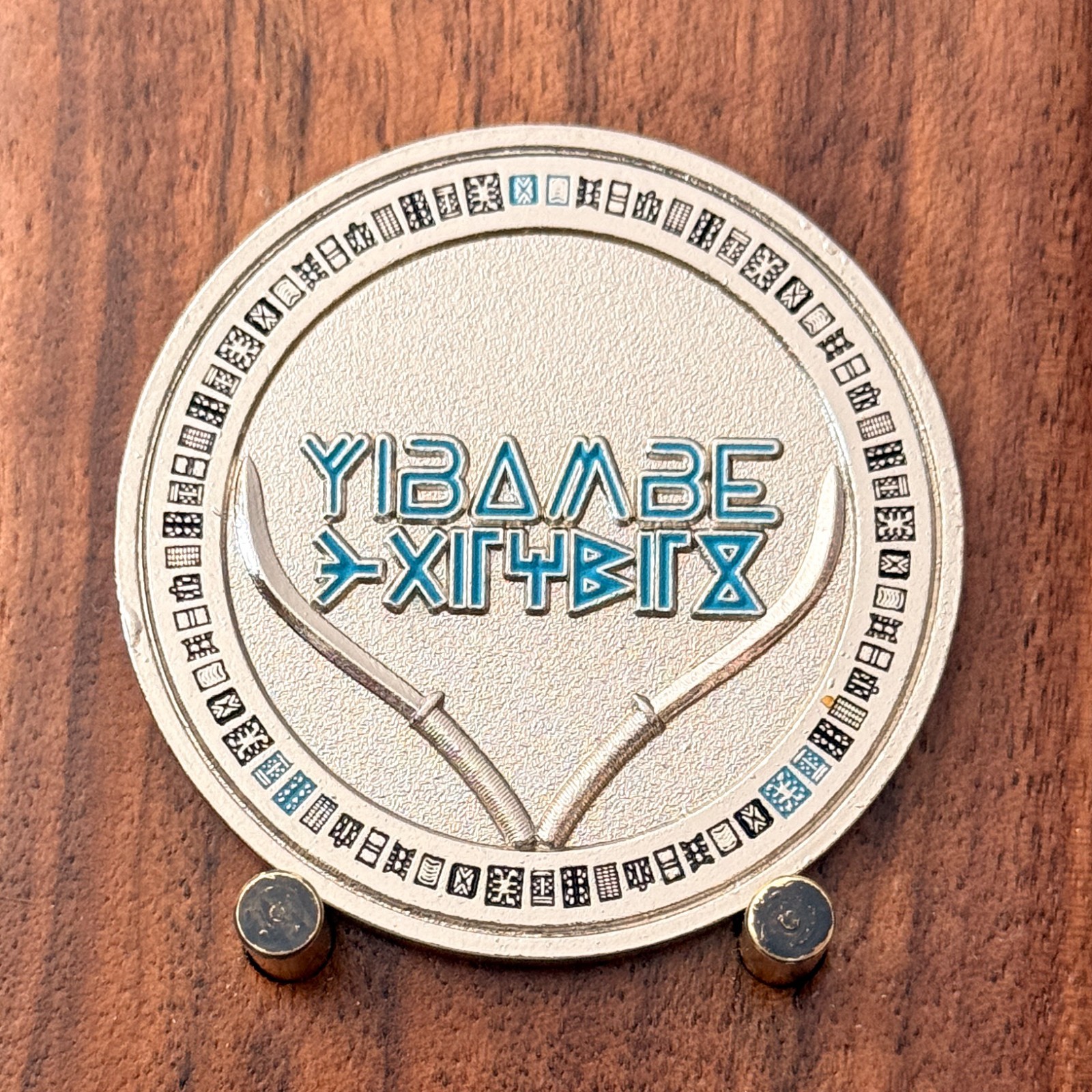 Vibranium Cosplay Black Panther Yibambe Challenge Coin  W#25