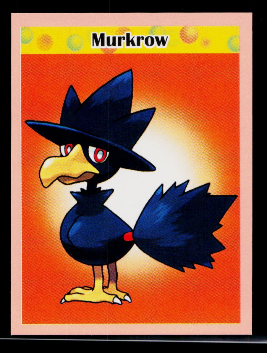 2023 POKEMON LATEST EVOLUTION Sticker #097 MURKROW Johto PERU Edition