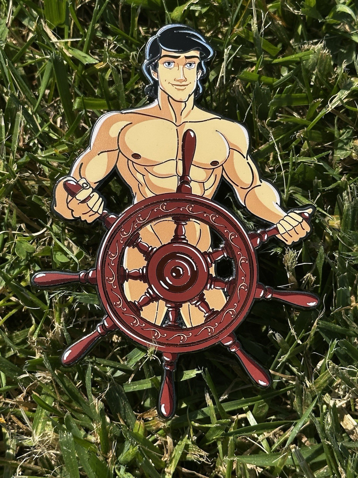 Gay Themed Prince Eric Limited Edition 25 Hard Enamel Fantasy Inspired Pin