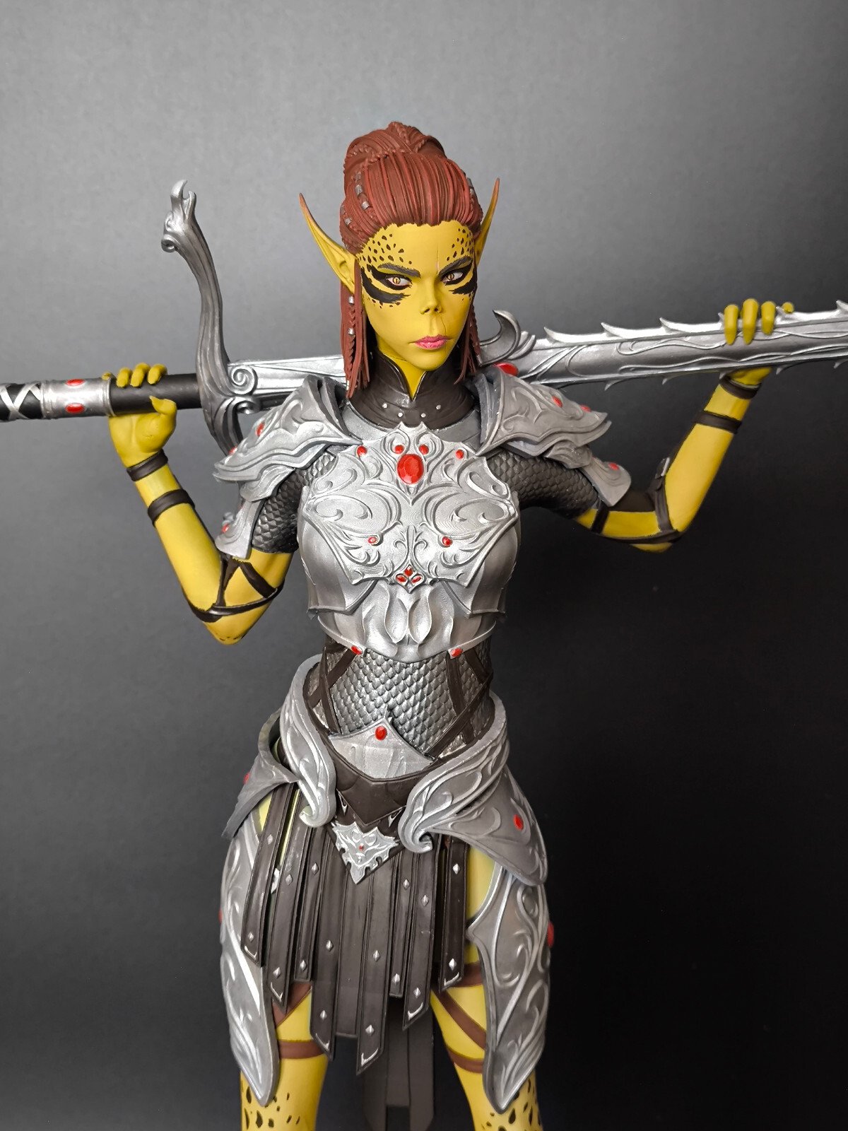 Painted Lae\'zel Statue 1/4 Baldur\'s Gate 3 Figure