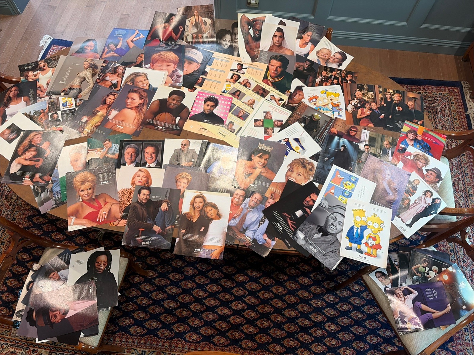 118 GOT MILK ads, RARE, 1996 97 campaign calendars, specialty ads,  doubles L👀K