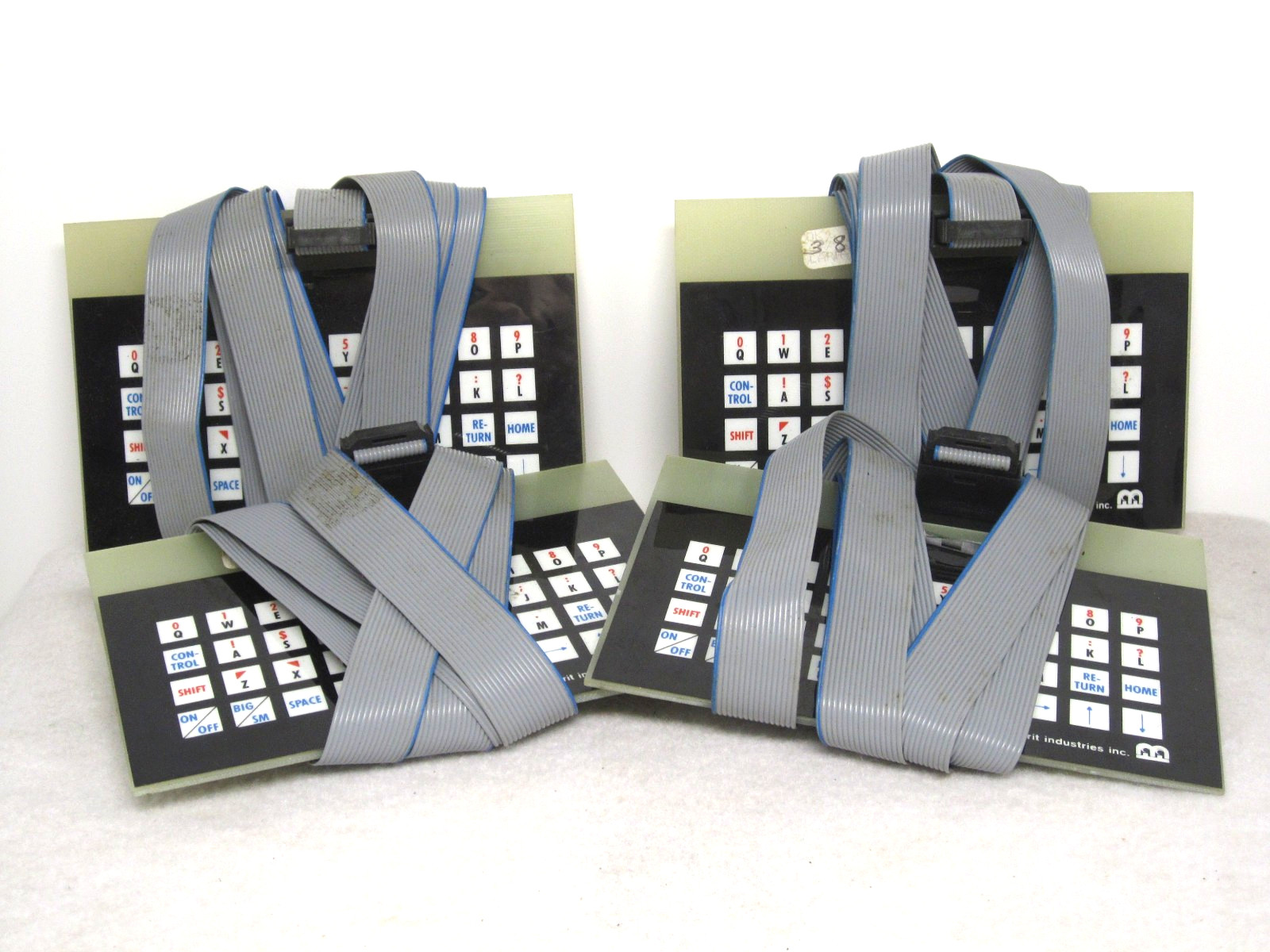 VINTAGE 1987 MERIT INDUSTRIES DART KEYBOARD CONTROL KEYPADS - PUB TIME DARTS