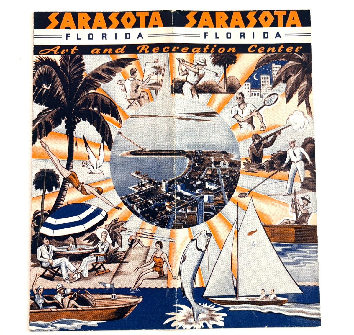 Great 1930\'s Travel Brochure Cover for \