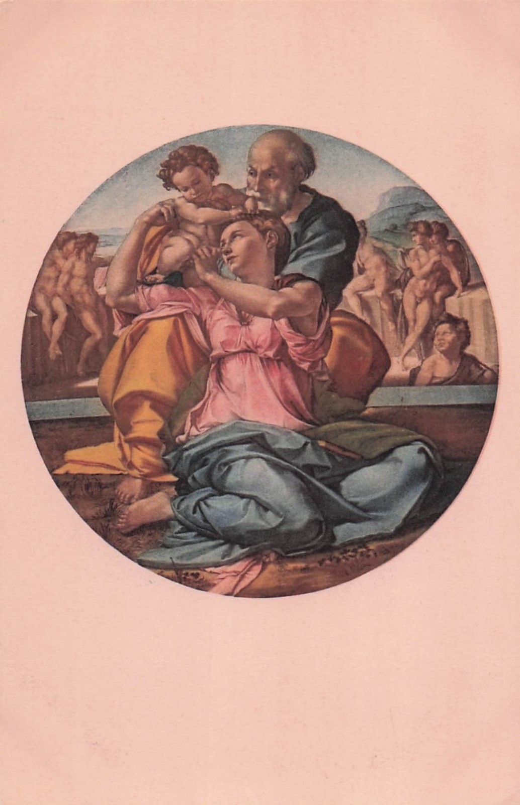 Postcard Vin (3)Holy Family, Heavely Sunshine/Sayings/HumblePlea/Value etc)885-A