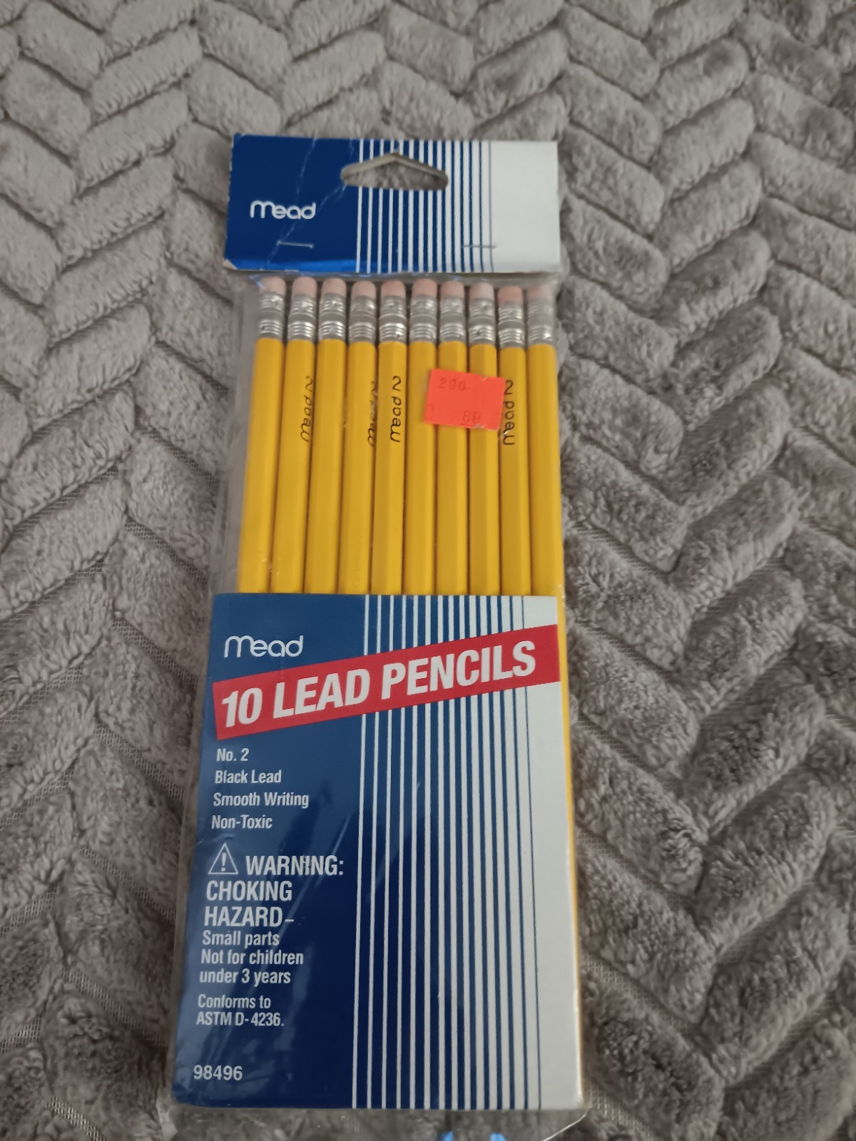 Mead Vtg 10 Lead Pencils 1994 No 2 Black Lead Smooth Writing #98496 Unopened