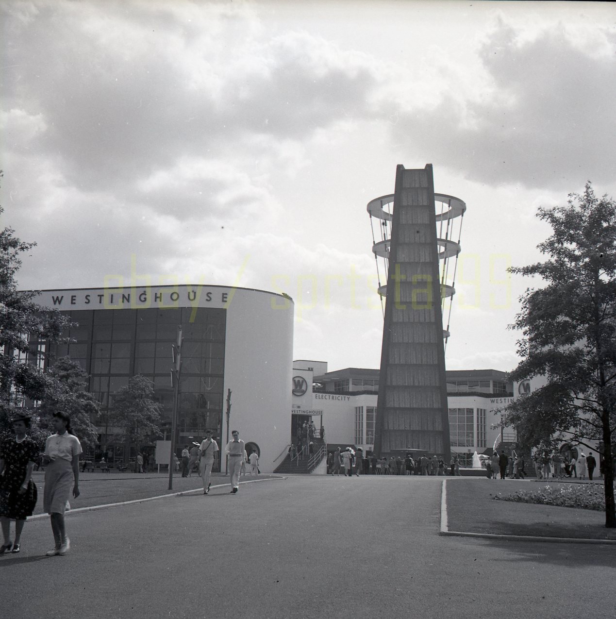 Westinghouse Pavilion - 1939-40 New York World\'s Fair - Vintage Negative
