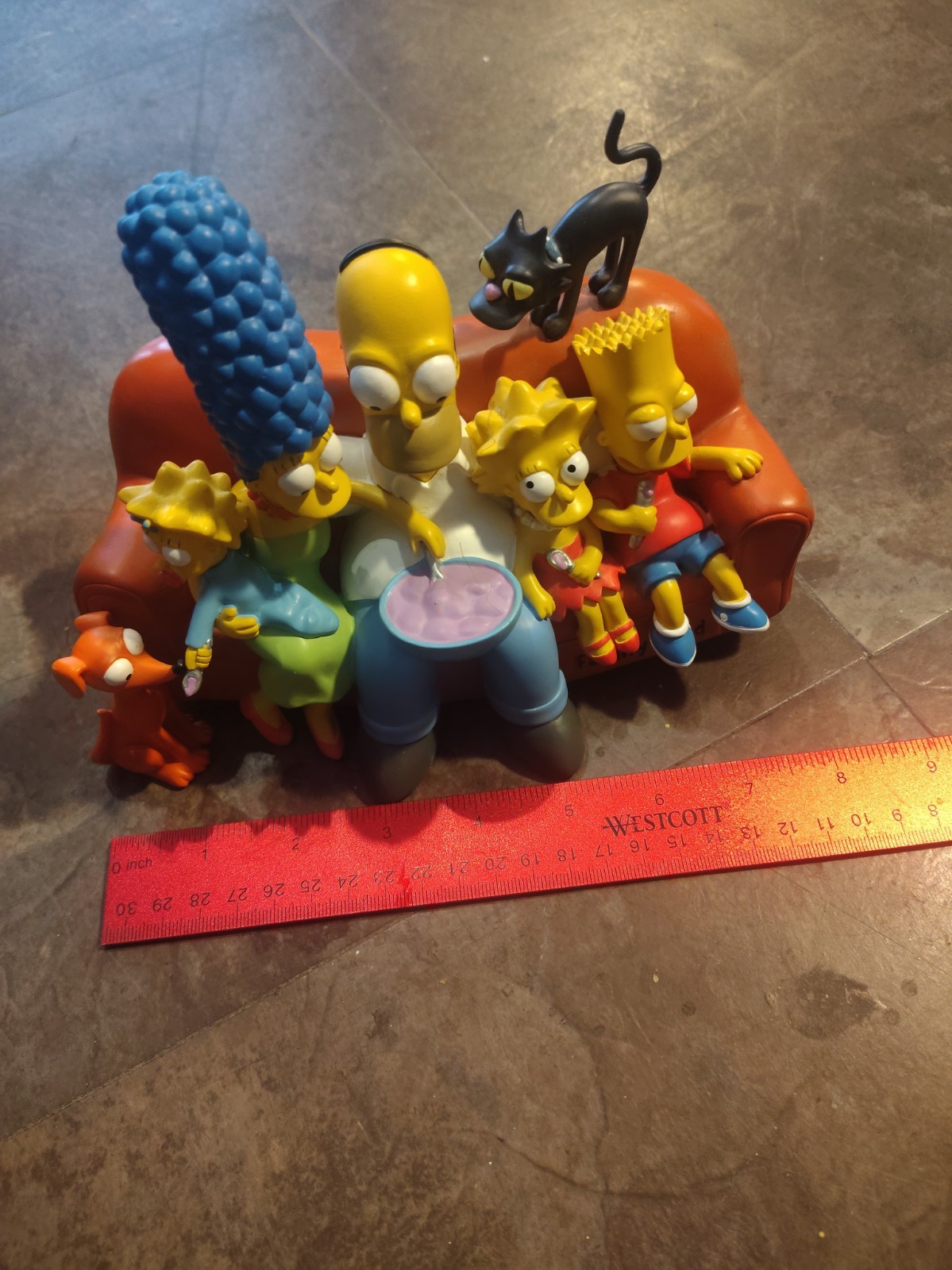 Very Rare. The Simpsons Family Fund Sofa Bank - Item Number 17540