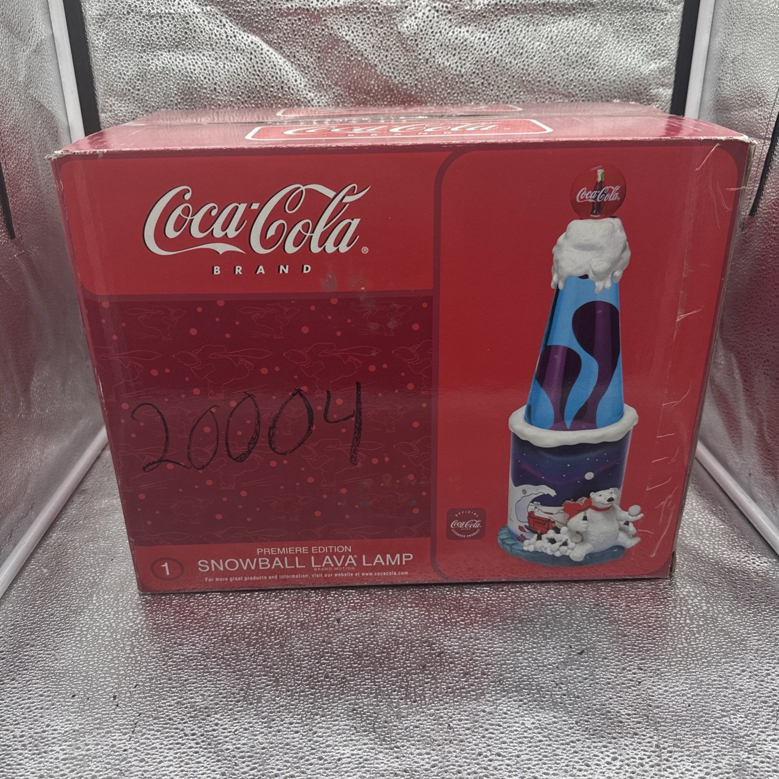 Coca-Cola Premiere Edition Lava Lamp 1998 New In Original Sealed Box, RARE Coca-Cola Premiere Edition Lava Lamp 1998 New In Original Sealed Box, RARE