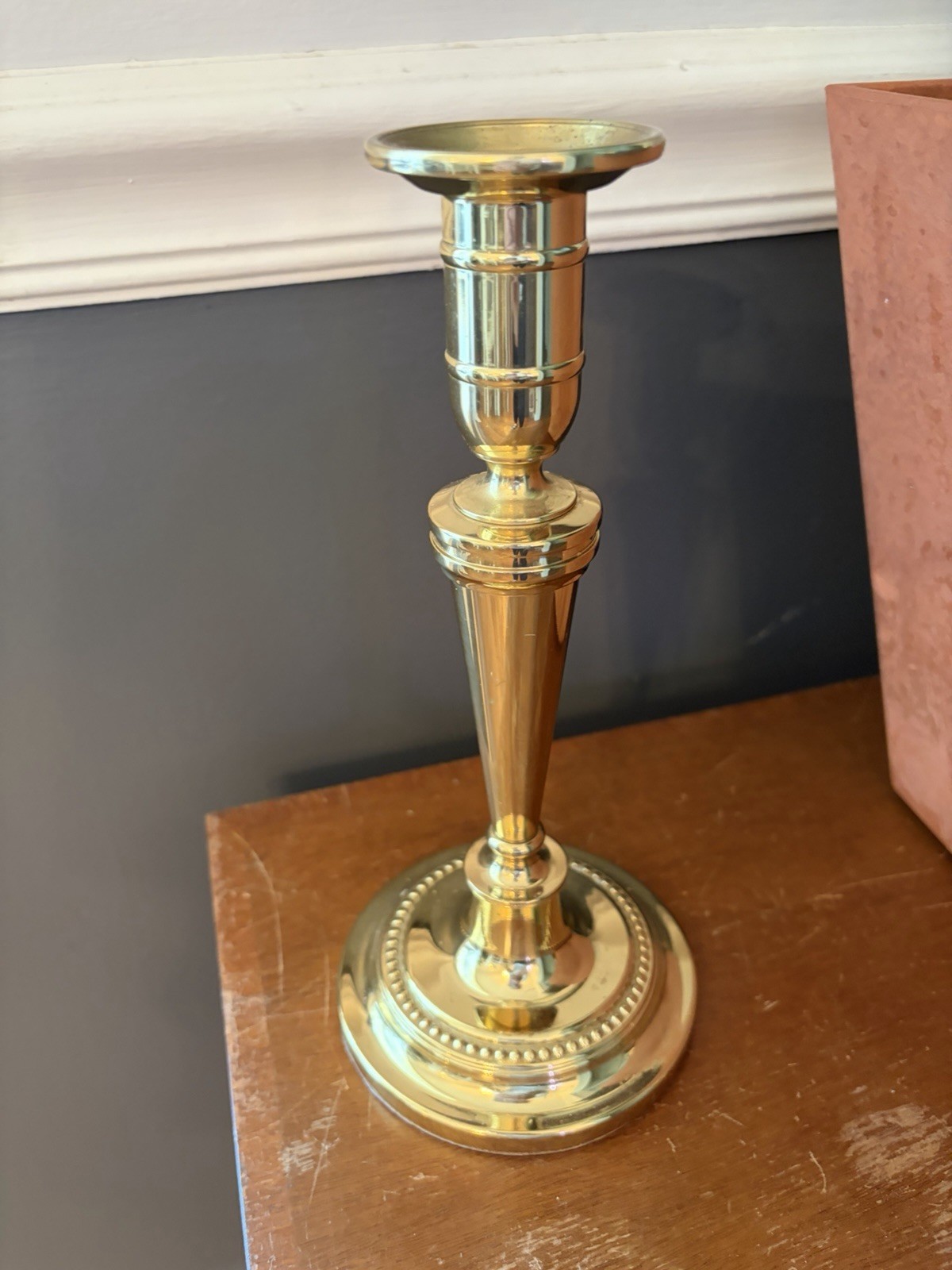 Vintage Baldwin Brass Candle Holder 10” Vintage Baldwin Brass Candle Holder 10”