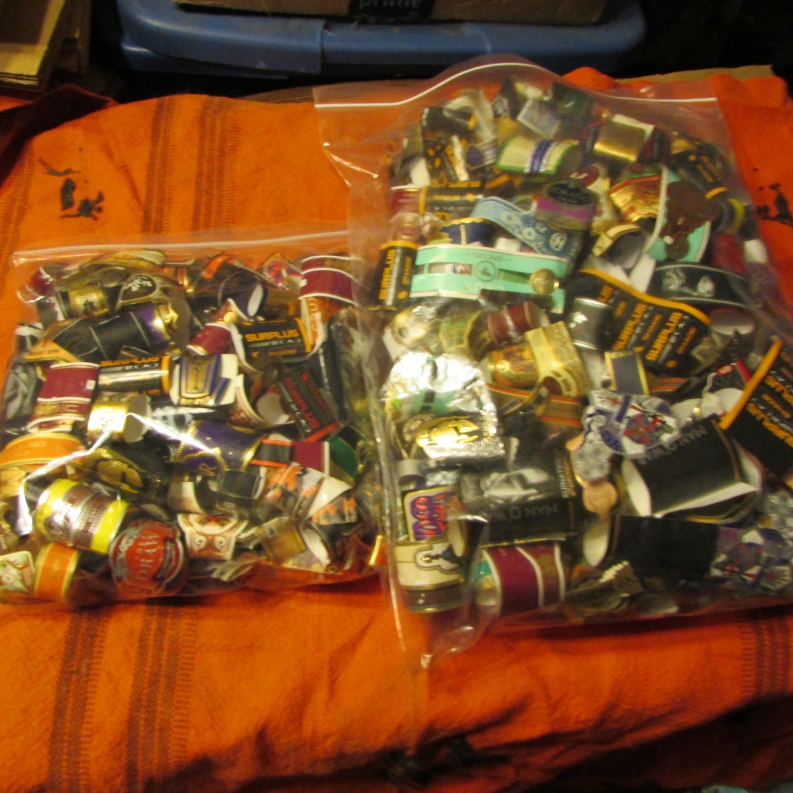 Large Lot of Cigar Bands Crafts? Artwork?  Help the Animals