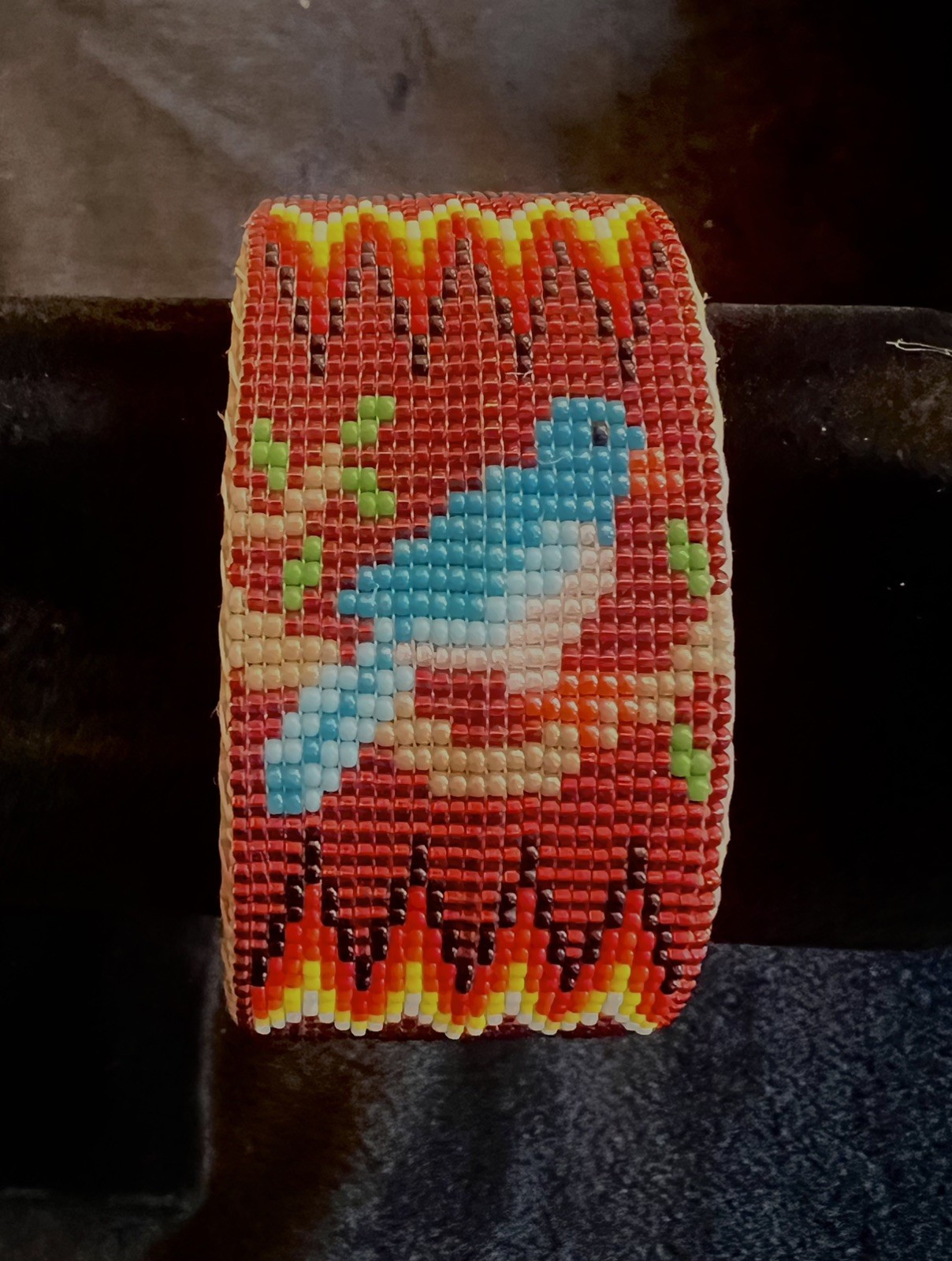 Beautiful Handmade Beaded Bluebird Bracelet Native American Navajo NWOT Beautiful Handmade Beaded Bluebird Bracelet Native American Navajo NWOT