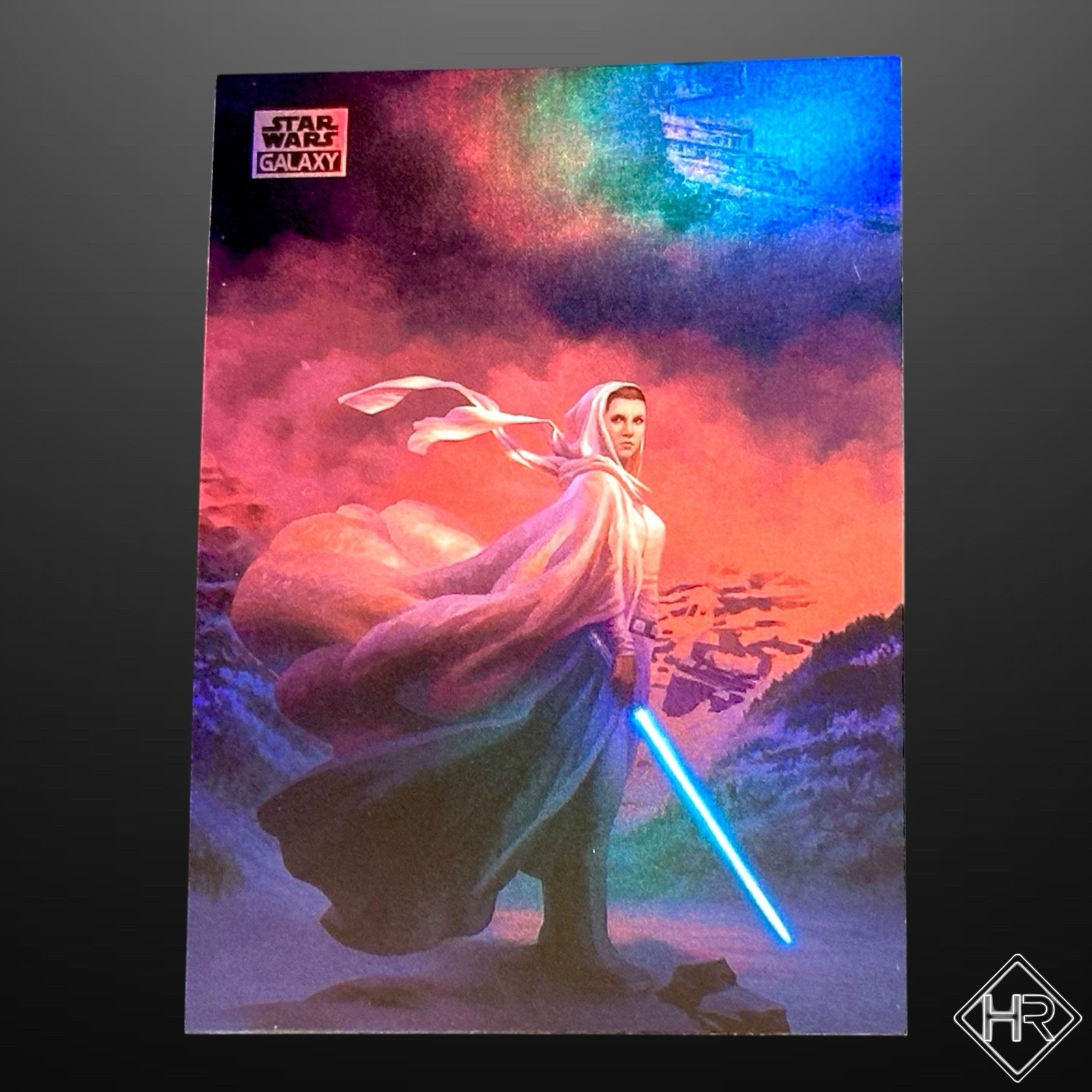 2025 Topps Chrome Star Wars Galaxy #85 Until Our Last Breath Refractor - Leia