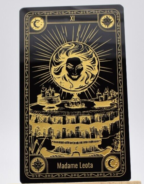Disneyland Paris Souvenir Tarot Card Phantom Manor Madame Leota Arribas Glass