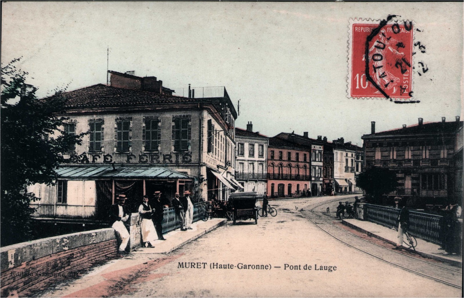 Old postcard 31 MURET - PONT DE LUGE