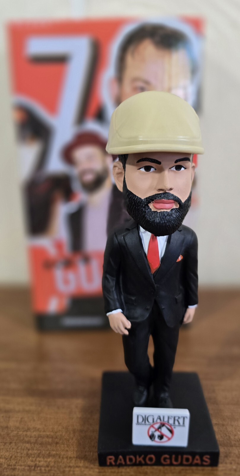 Radko Gudas Anaheim Ducks Bobblehead 2024/25 Honda Center Giveaway