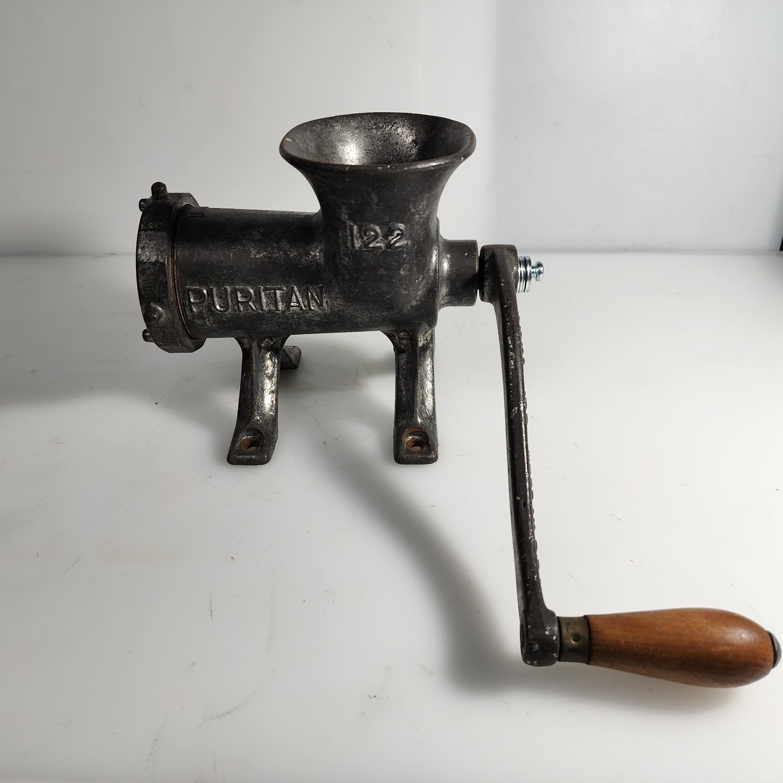 Vintage Puritan 122 Meat Grinder, Food Chopper Processor Made by Griswold USA Vintage Puritan 122 Meat Grinder, Food Chopper Processor Made by Griswold USA