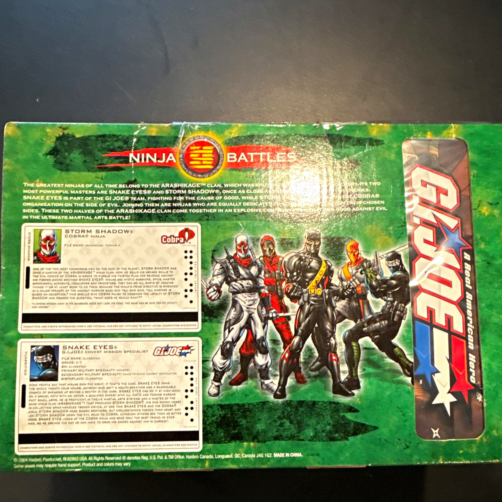 Hasbro G.I. Joe Ninja Battles Figure Set DVD & Comic Inside
