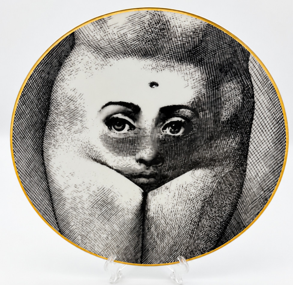 Rosenthal Fornasetti Tema e Variazioni Motiv 19 Porcelain Plate Germany 9.25\