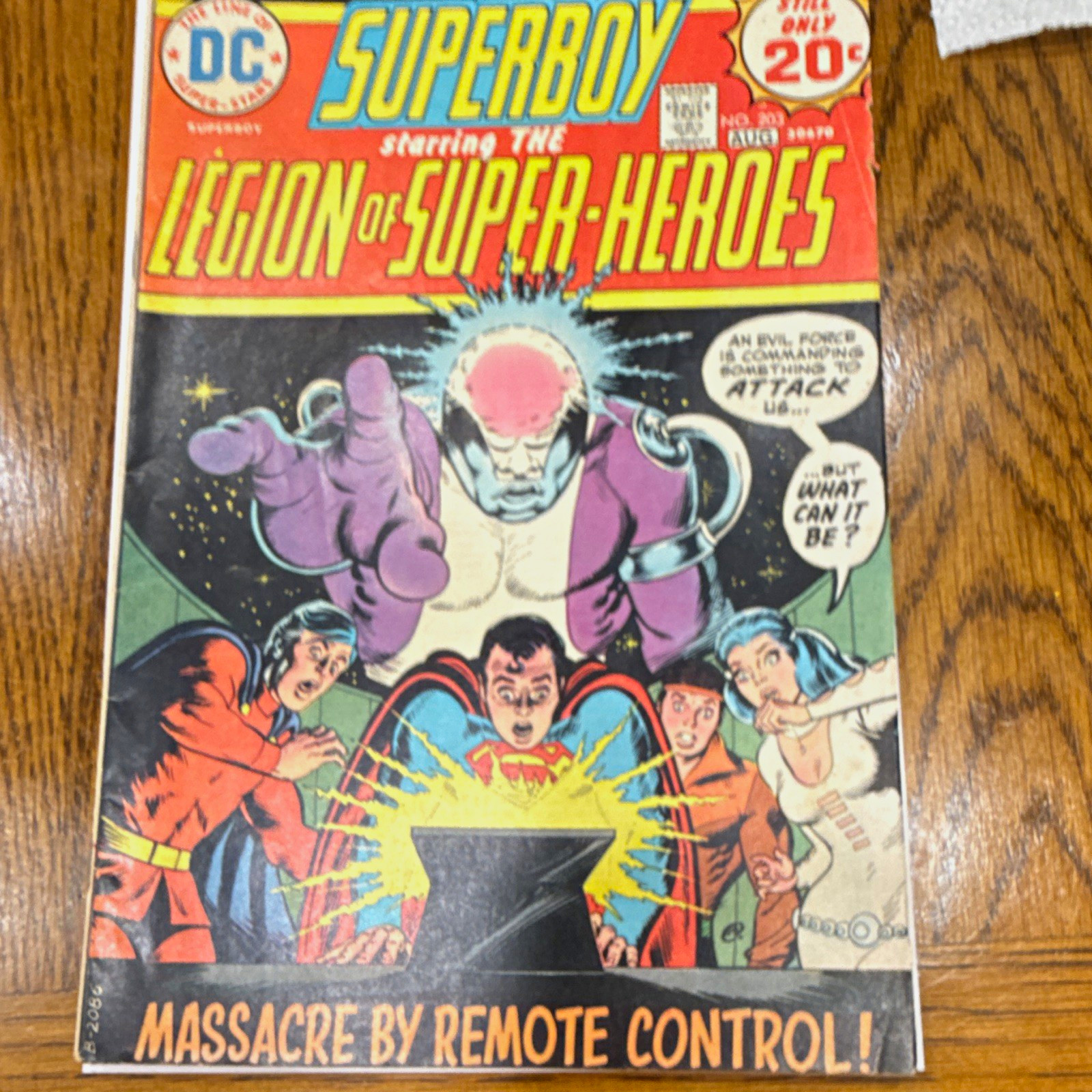 DC Comics Superboy #203 Legion of Super-Heroes (Aug) Bronze Age