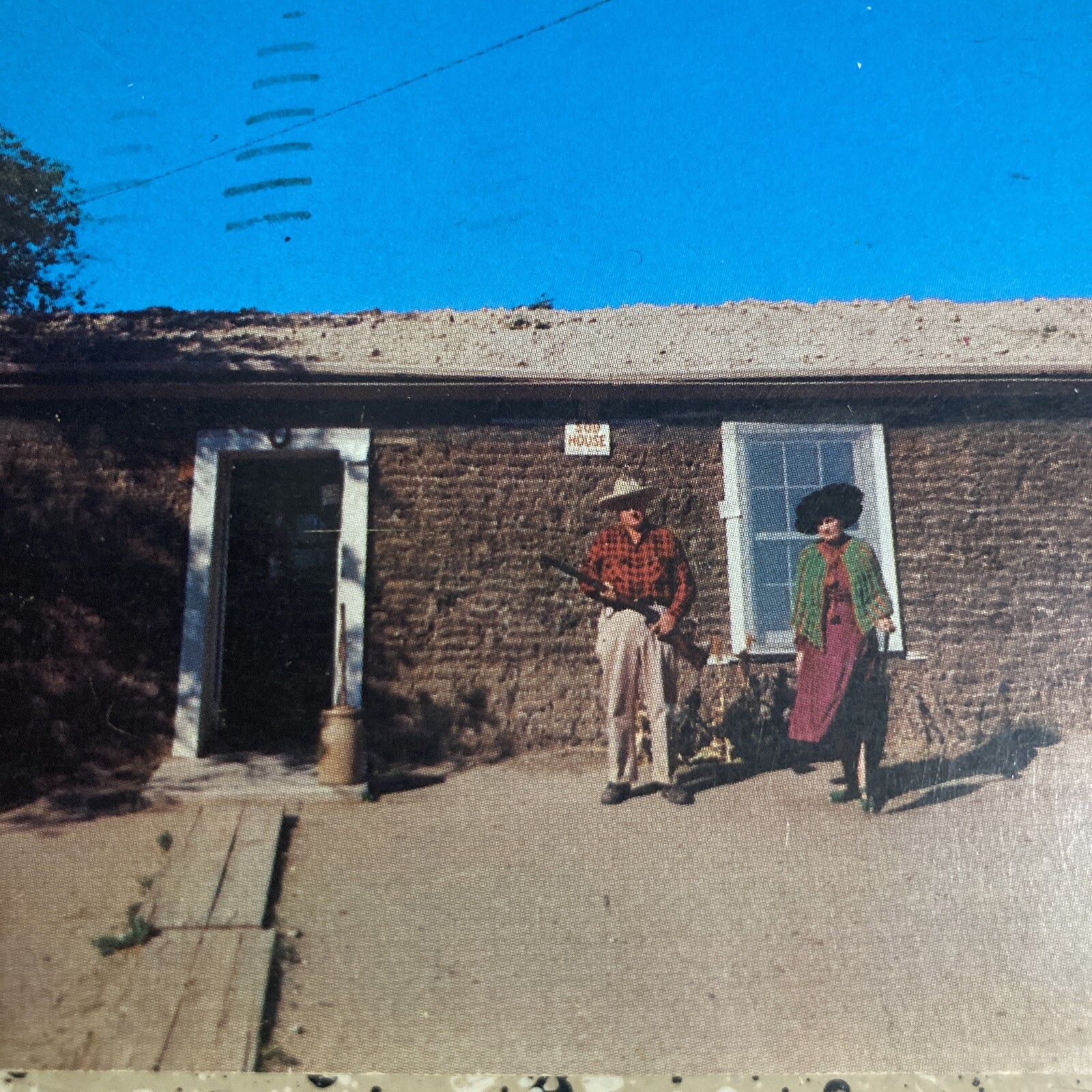1956 FAMOUS SOD HOUSE COLBY KANSAS PRAIRIE HOME VINTAGE RPPC POSTCARD