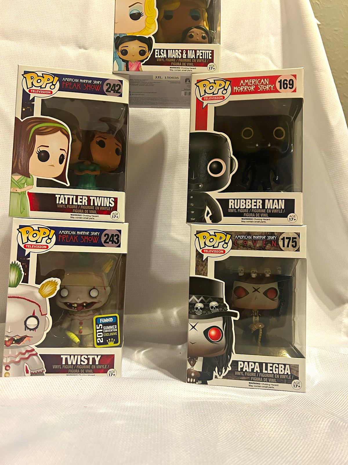 Funko Pop AHS Lot of 5 Twisty Papa Legba Rubber Man Tattler Twins