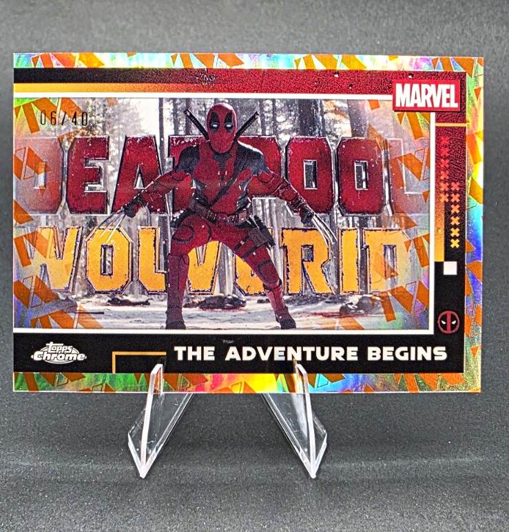 Topps 2025 Topps Chrome Marvel Deadpool & Wolverine #47 Serial /40 Topps 2025 Topps Chrome Marvel Deadpool & Wolverine #47 Serial /40