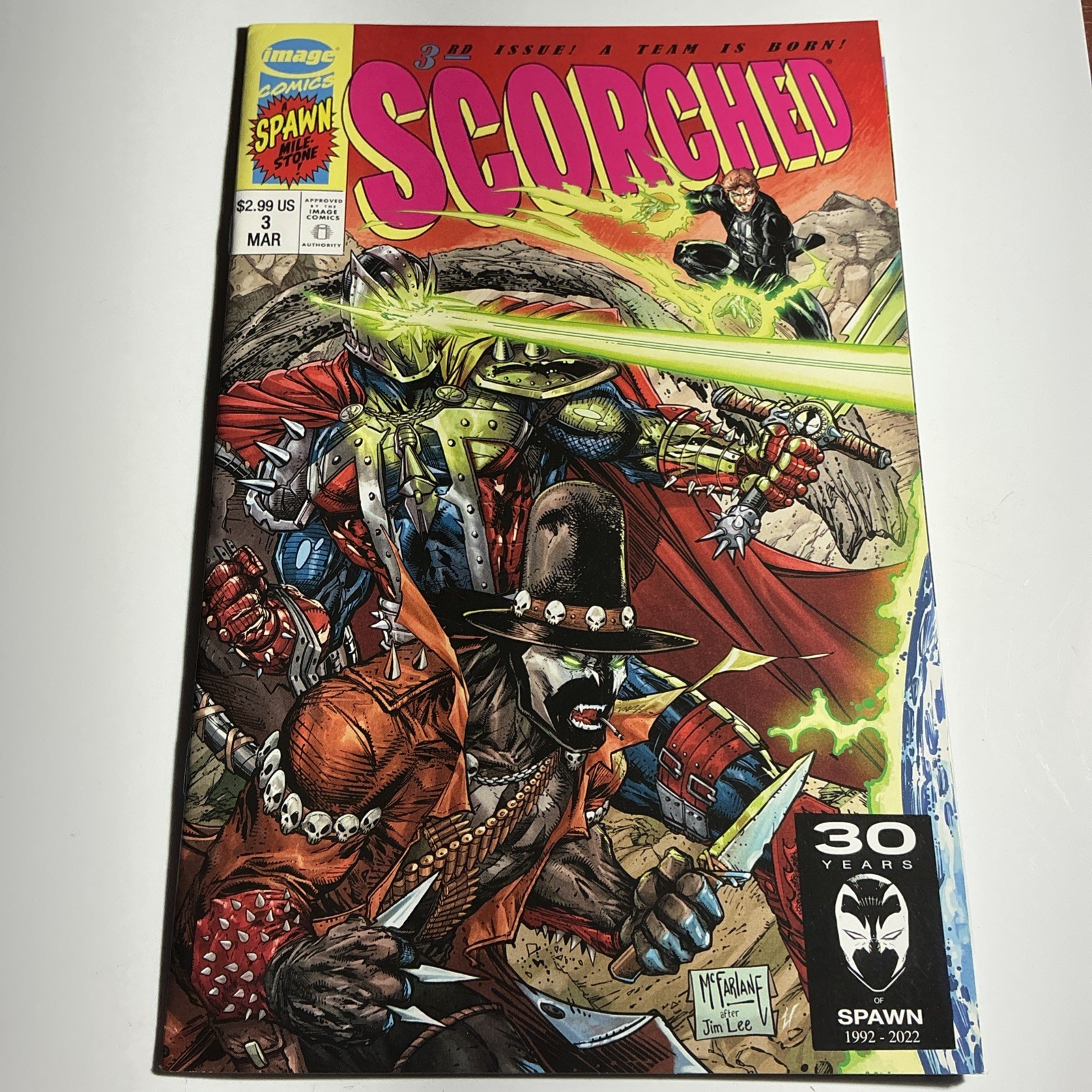 The Scorched #3 (Image Comics Malibu Comics March 2022) NM McFarlane Cover B