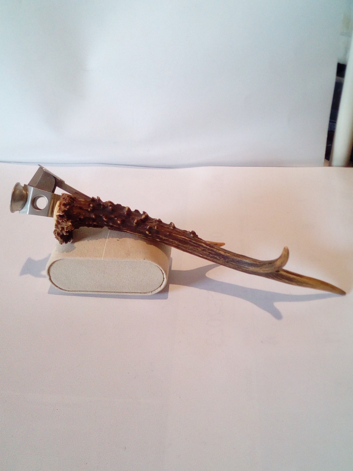 Vintage DONATO Solingen Stag Antler V-O Cigar Cutter, GERMANY-1930th Vintage DONATO Solingen Stag Antler V-O Cigar Cutter, GERMANY-1930th