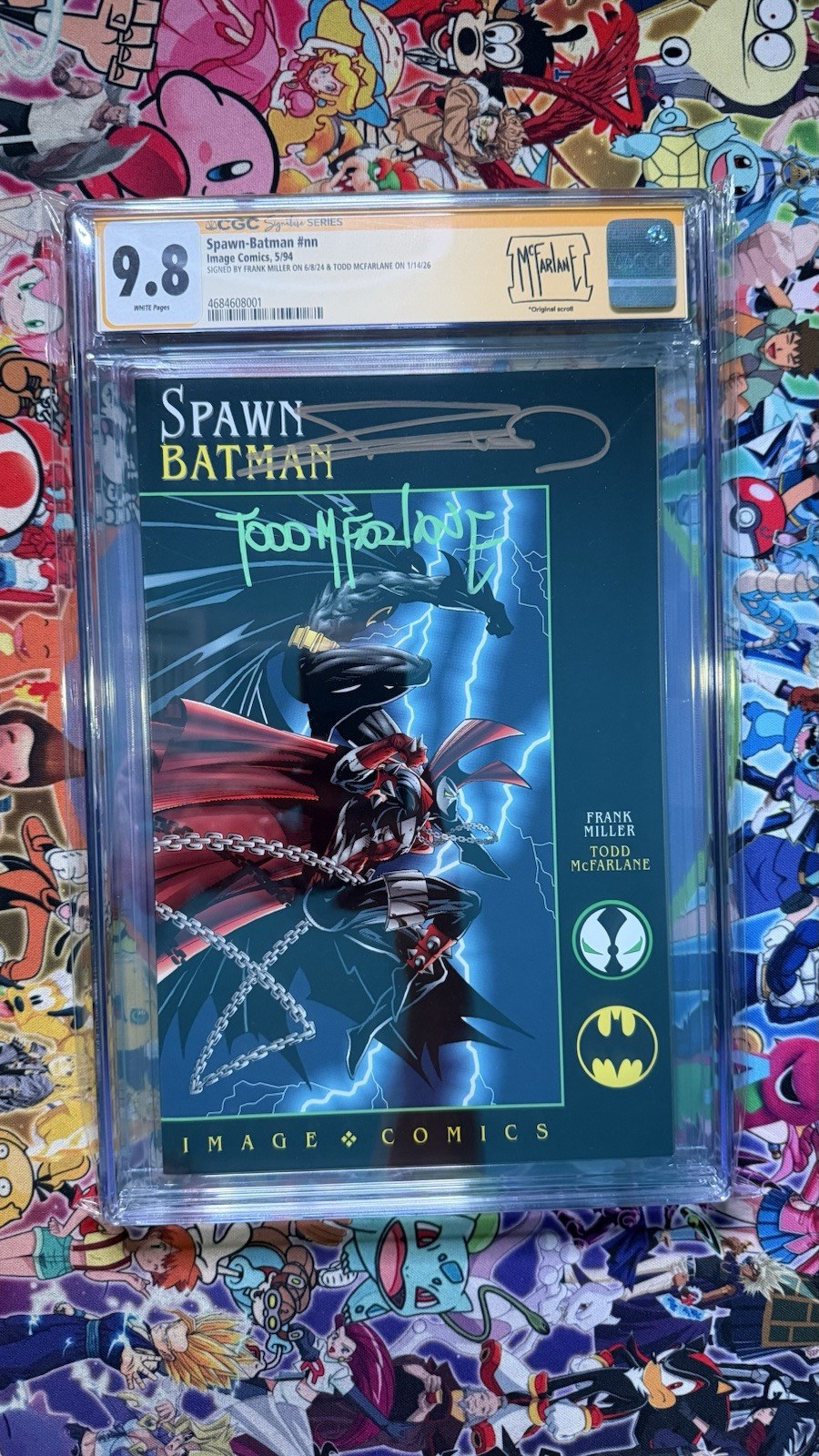 SPAWN-BATMAN #nn CGC SS 9.8 SIGNED BY TODD MCFARLANE & FRANK MILLER