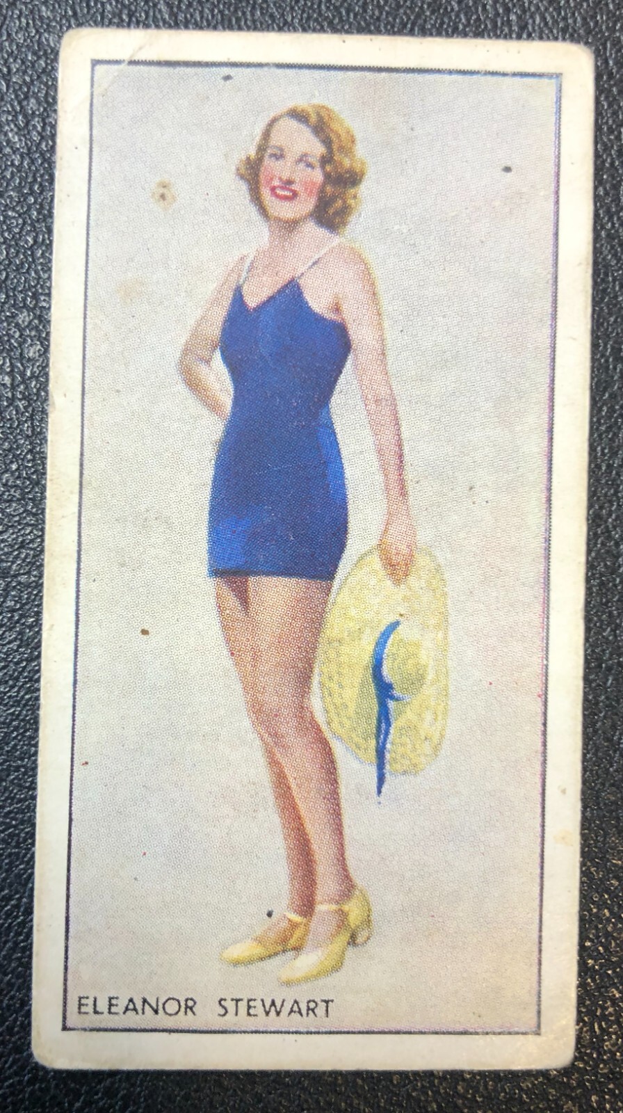 Eleanor Stewart 1937 Beauties of Today Cigarette Godfrey Phillips Tobacco Card
