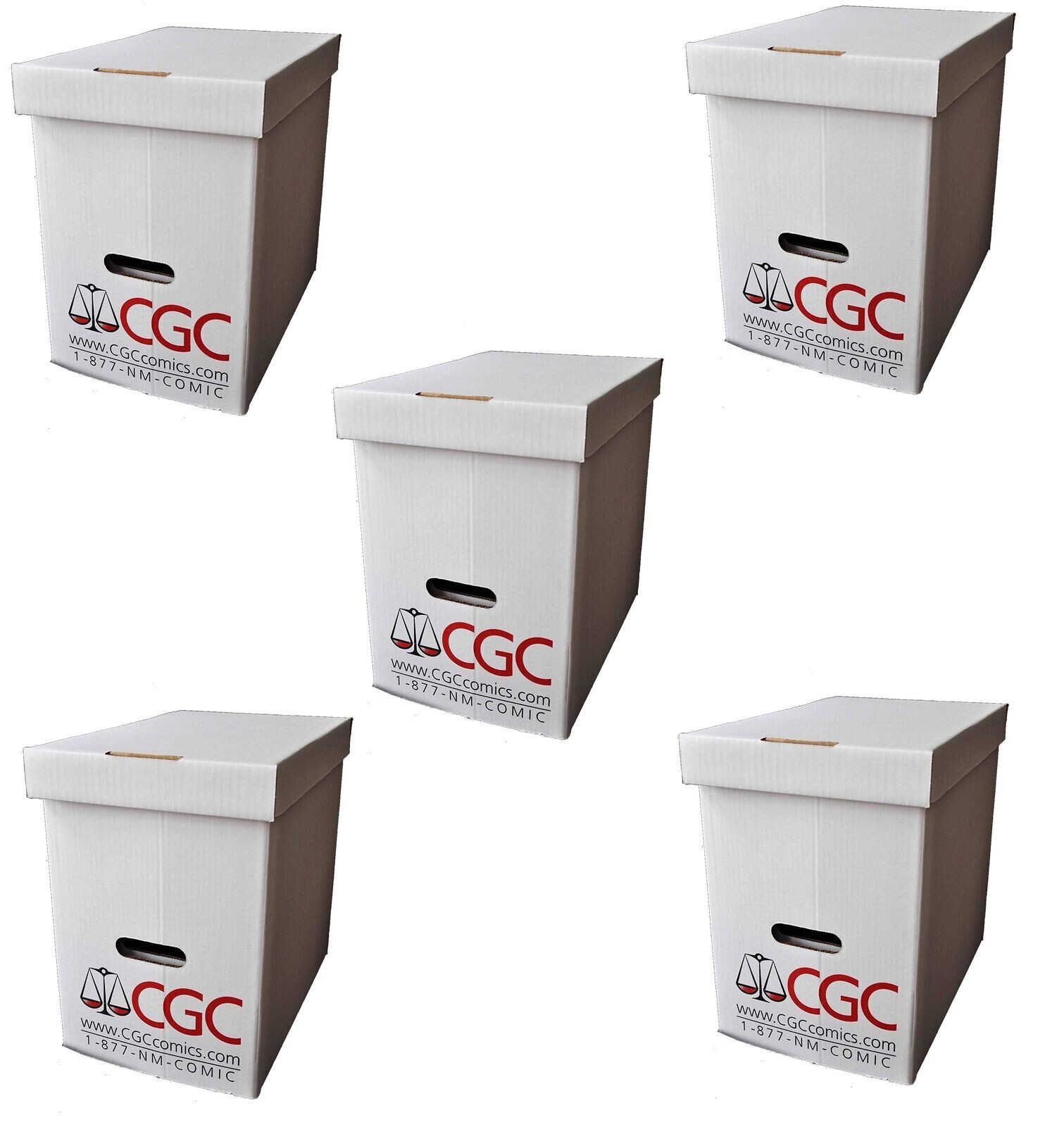5 E. Gerber Official Authorized CGC Graded Comic Book Slab Cardboard  Boxes
