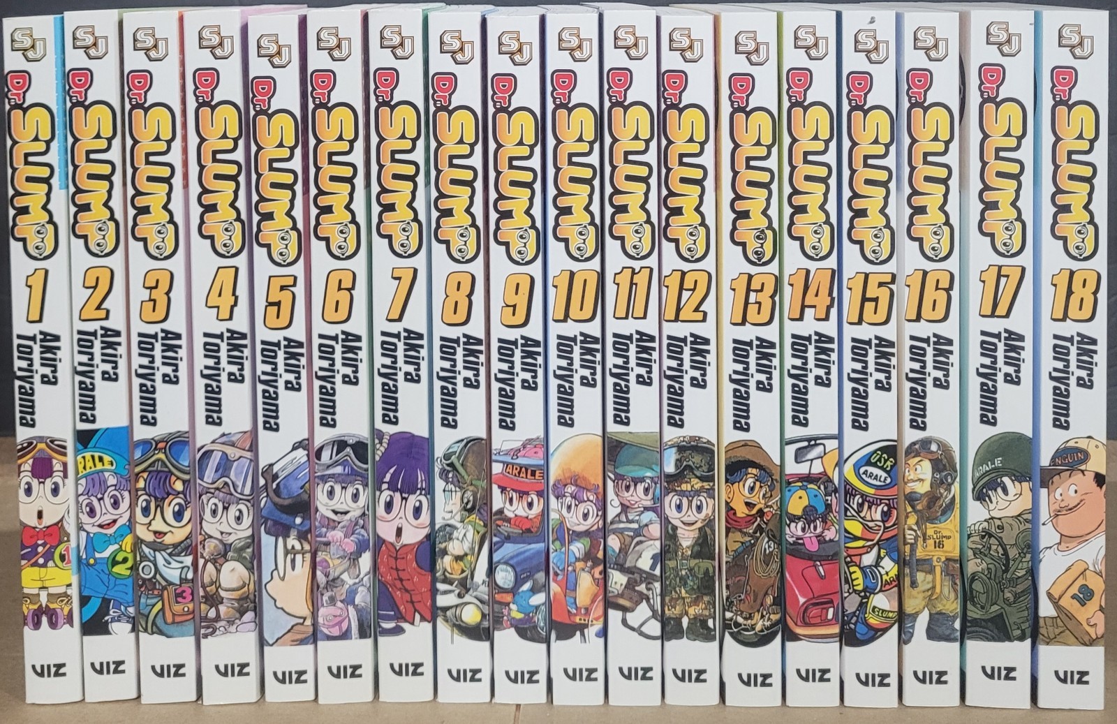 Dr Slump Manga Vol 1-18 Complete Set New English From Viz Media Shonen Jump