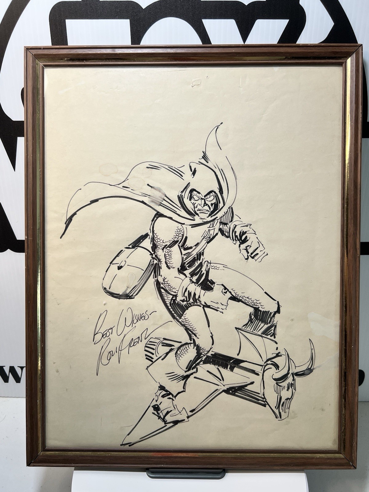 Amazing Spider-Man Original Art Hobgoblin Ron Frenz Sketch Vintage Marvel 1985