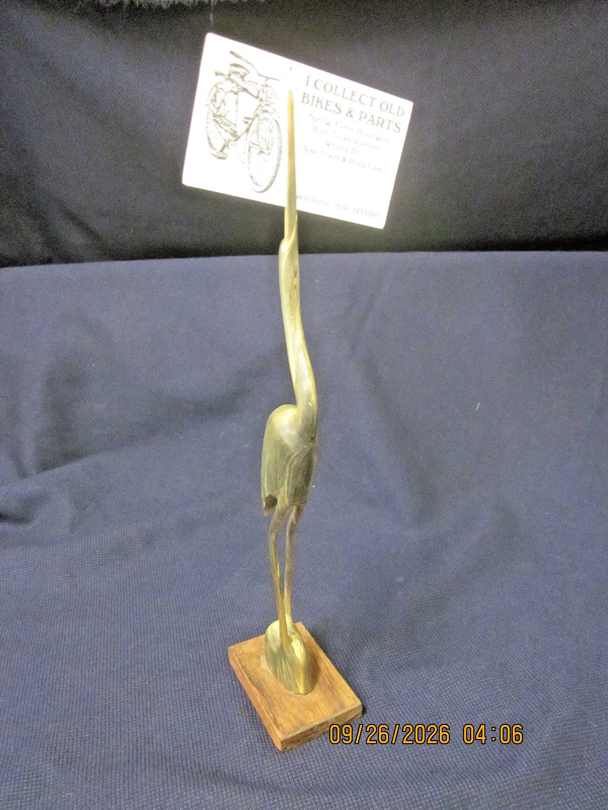 VINTAGE HAND CARVED WATER BUFFALO HORN 12\