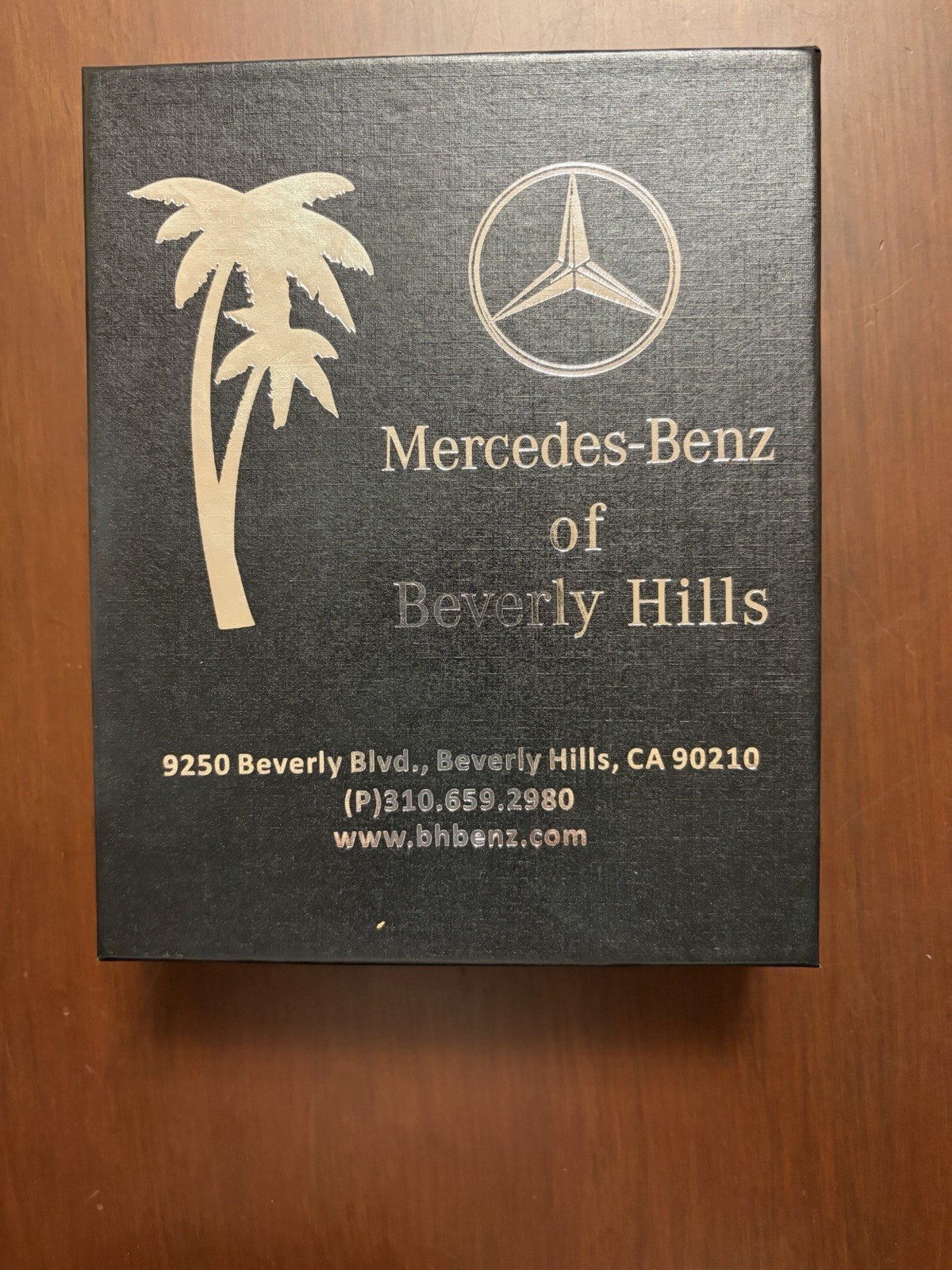 MERCEDES- BENZ of BEVERLY HILLS Set Of 2 Leather Keychains & Pen Memorabilia