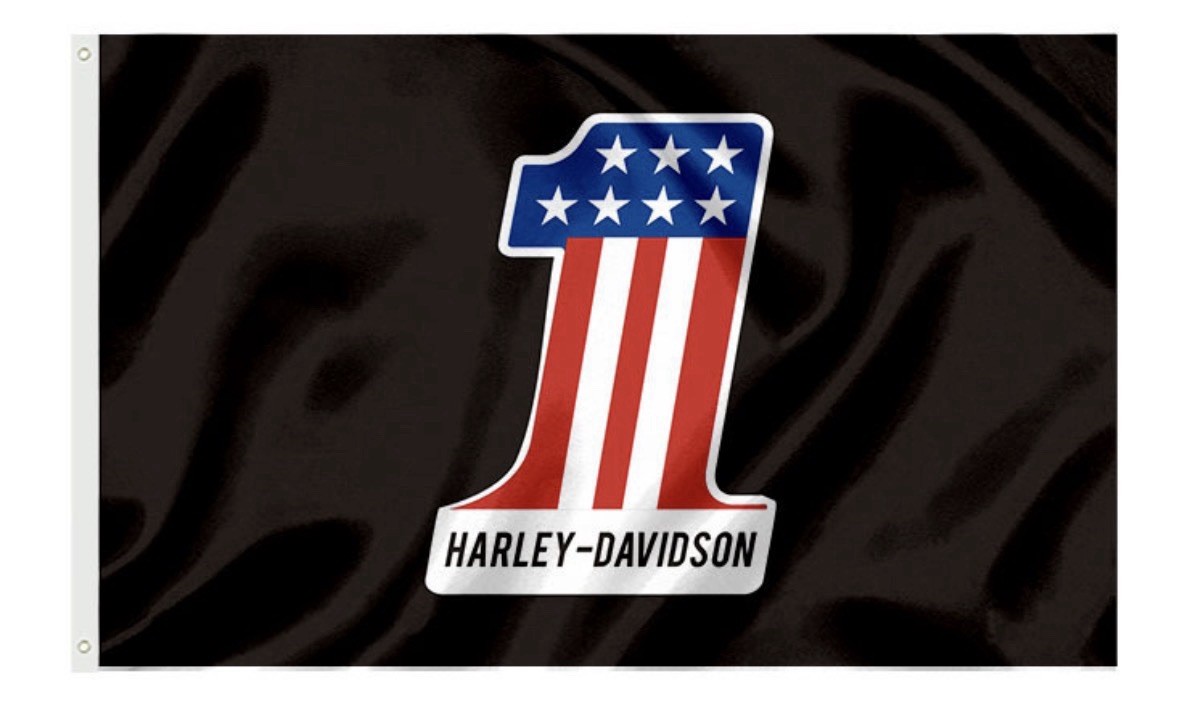 Harley Davidson Motorcycle Enthusiast 3x5 ft Flag/Banner Garage Wall Banner