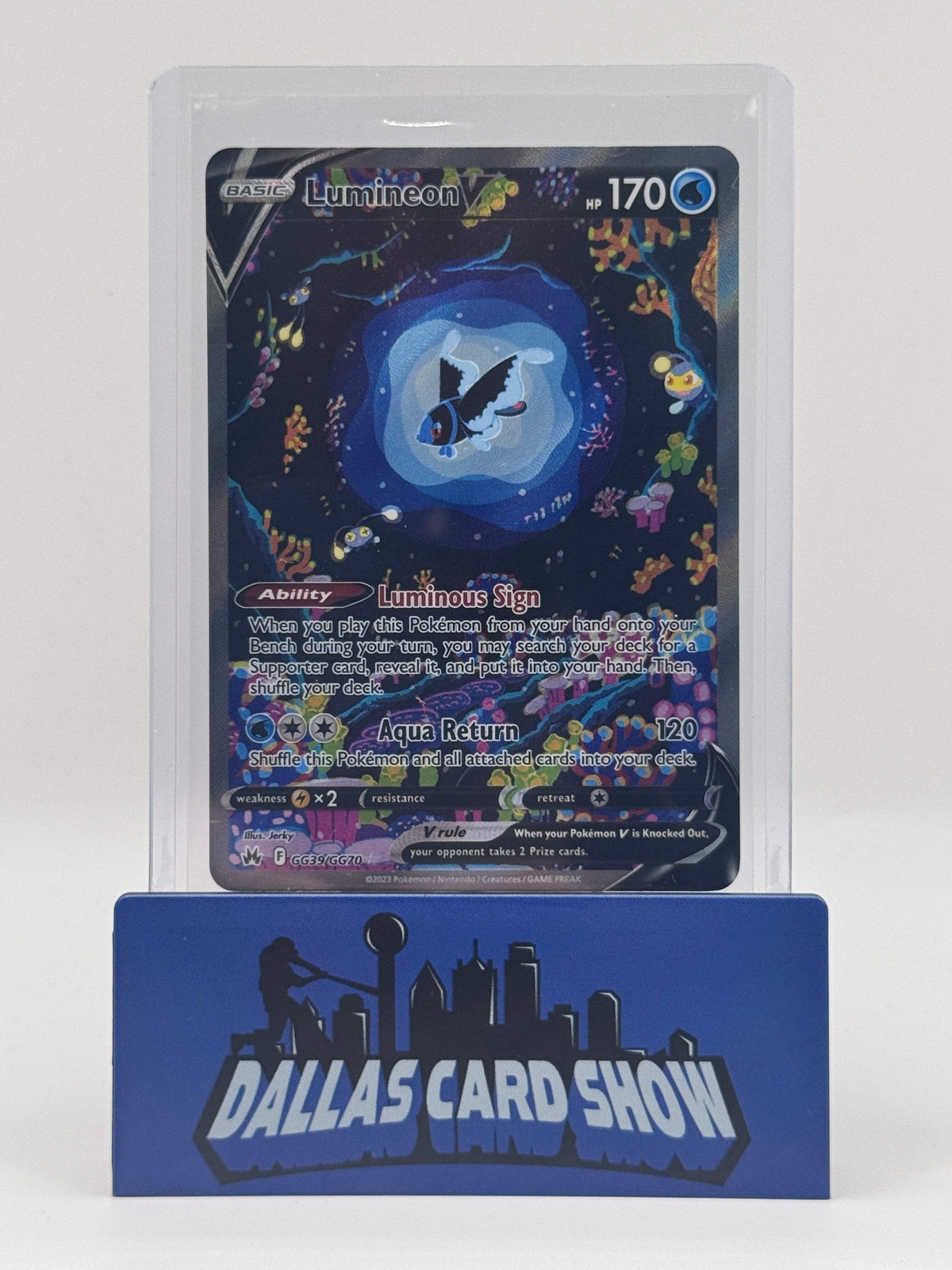 2023 Pokemon - Lumineon V (Galarian Gallery) - GG39/GG70 Crown Zenith NM