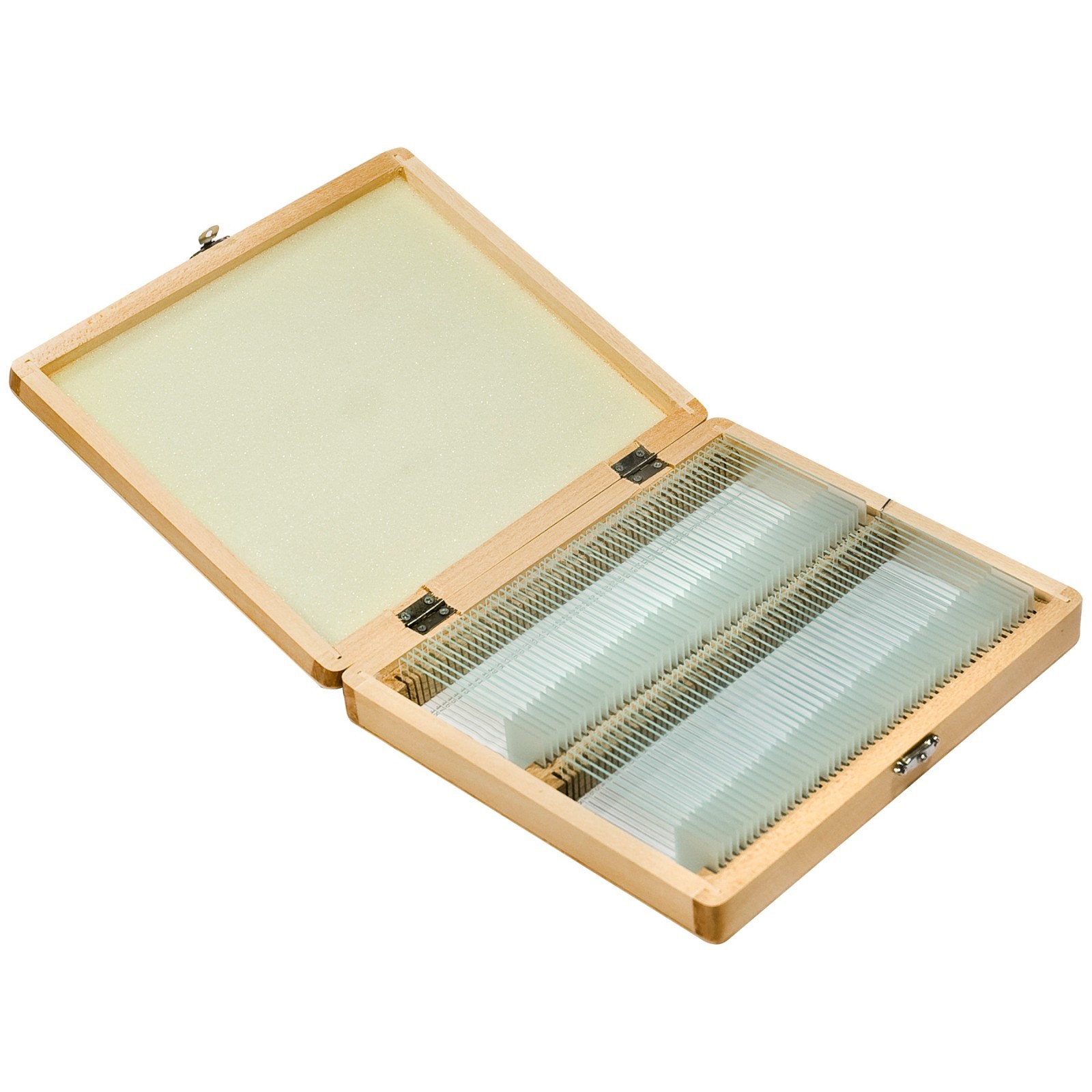 Barska 100 Pc Set Prepared Microscope Glass Slides in Wooden Box for Science Lab Barska 100 Pc Set Prepared Microscope Glass Slides in Wooden Box for Science Lab