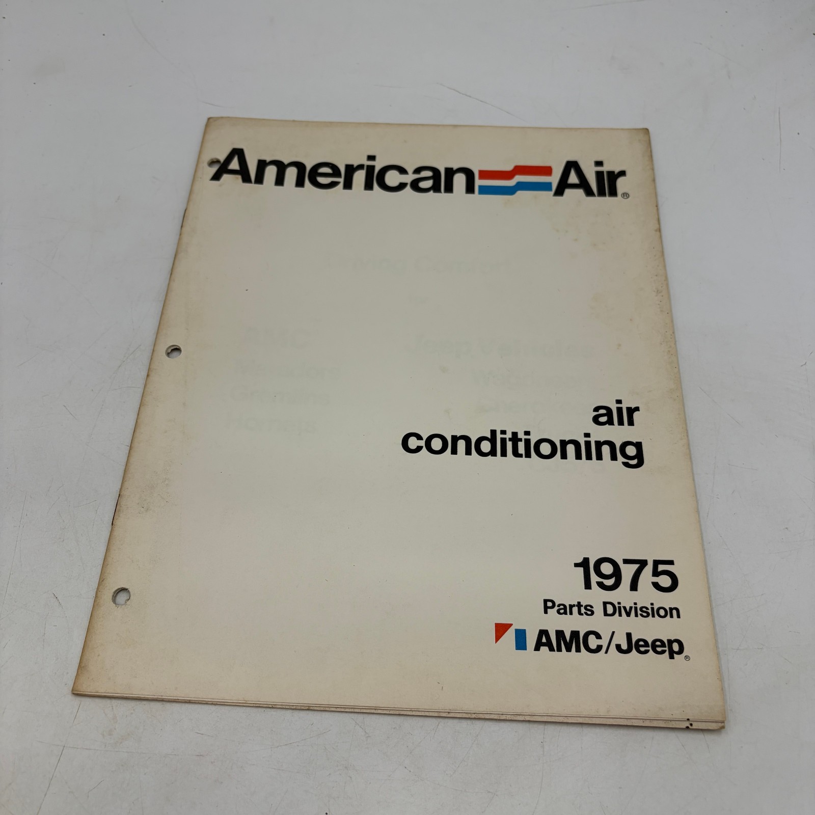 1975 Jeep Air Conditioning Wagoneer truck CJ sales brochure Parts Price List