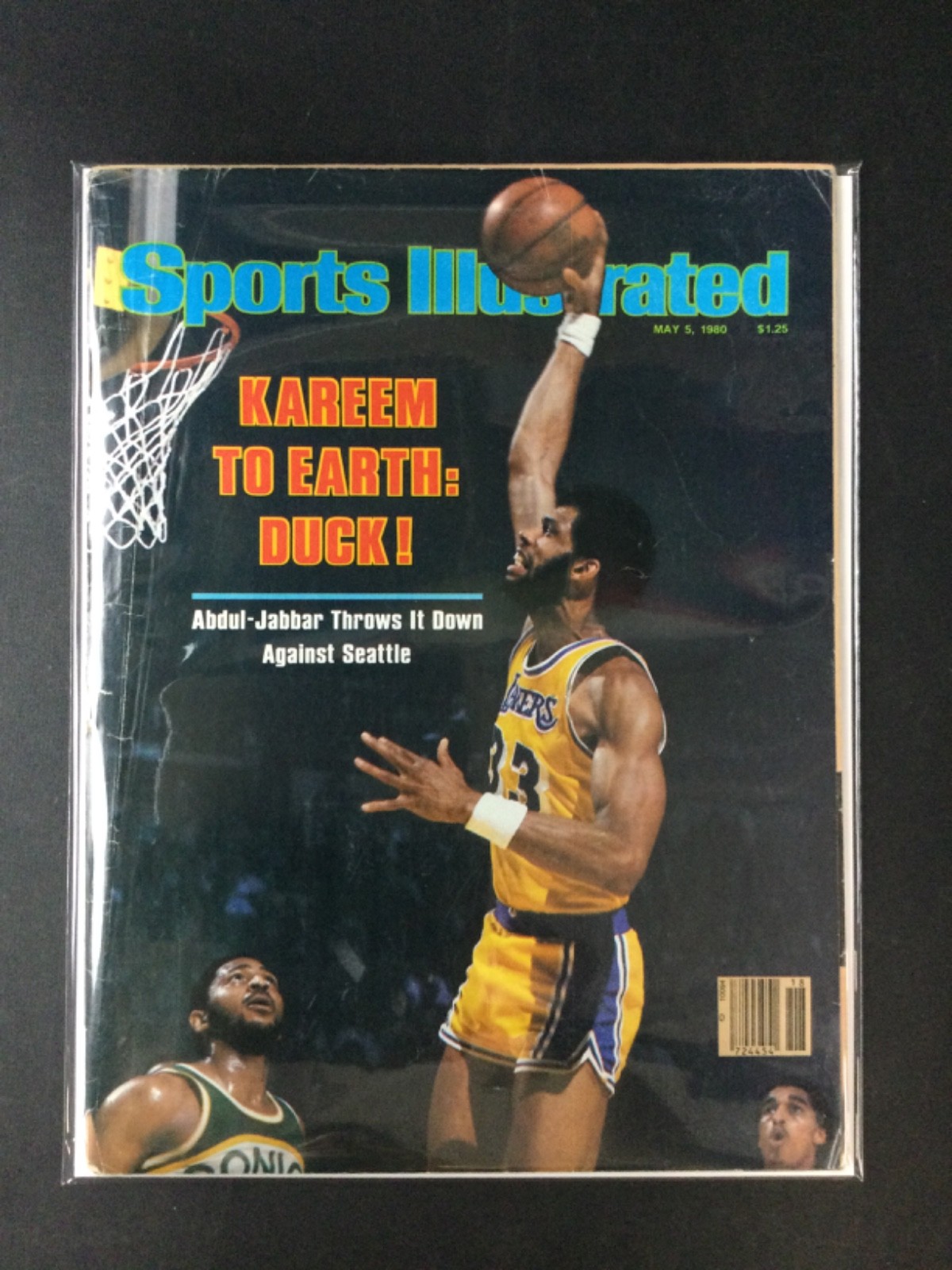 VTG 1980 May-Sports Illustrated Magazine -Kareem Abdul Jabbar Los Angeles Lakers