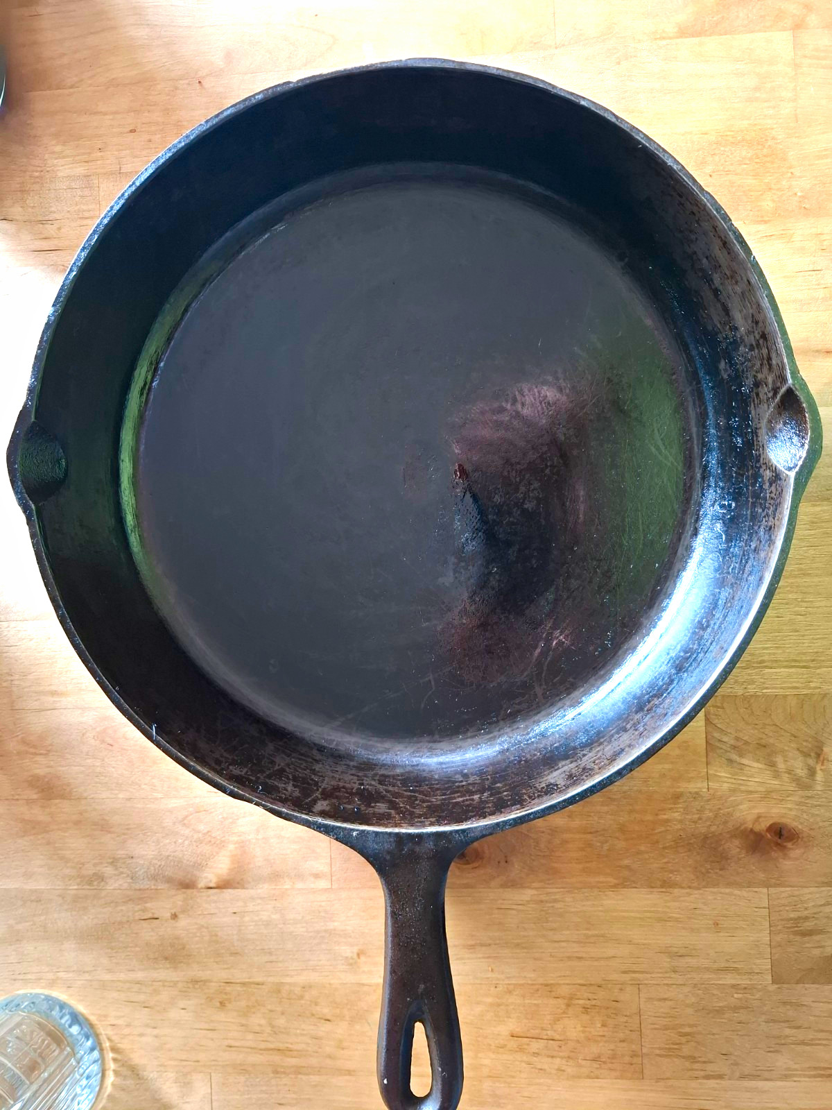 Cast Iron Skillet Frying Pan No. 10 12-7/16 inch Made in USA Collectible Cast Iron Skillet Frying Pan No. 10 12-7/16 inch Made in USA Collectible