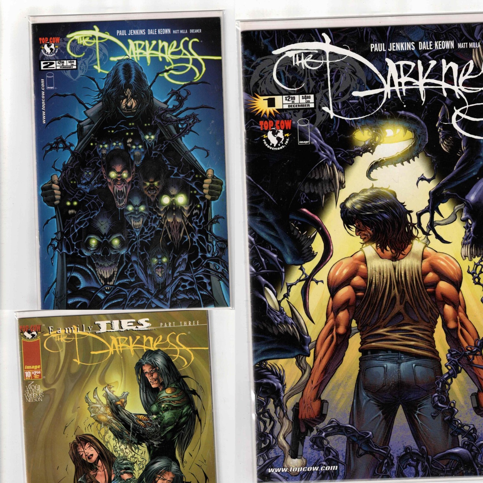 The Darkness Image Comic Book Lot 3 Issues Vol. 2 #1,2 Vol.1 #10 See Scans The Darkness Image Comic Book Lot 3 Issues Vol. 2 #1,2 Vol.1 #10 See Scans