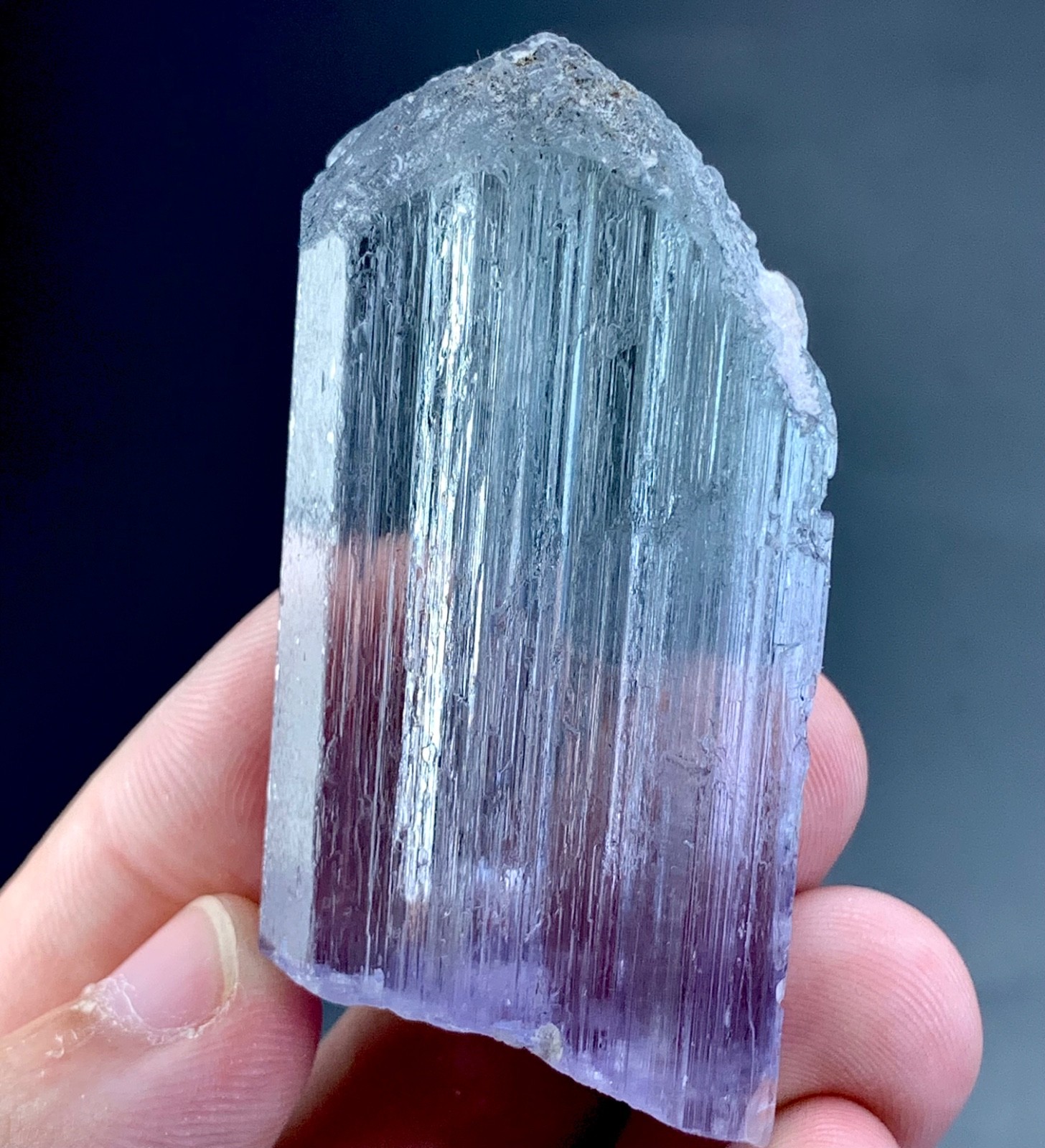 235 CTs Natural Purple Kunzite Crystal specimen from Afghanistan